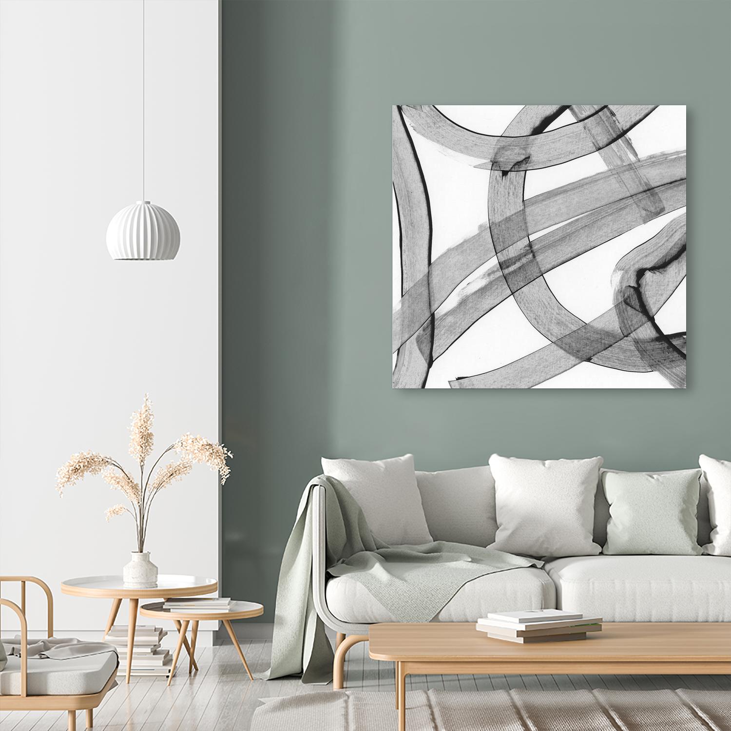 Gesture by PI Studio on GIANT ART - white abstract