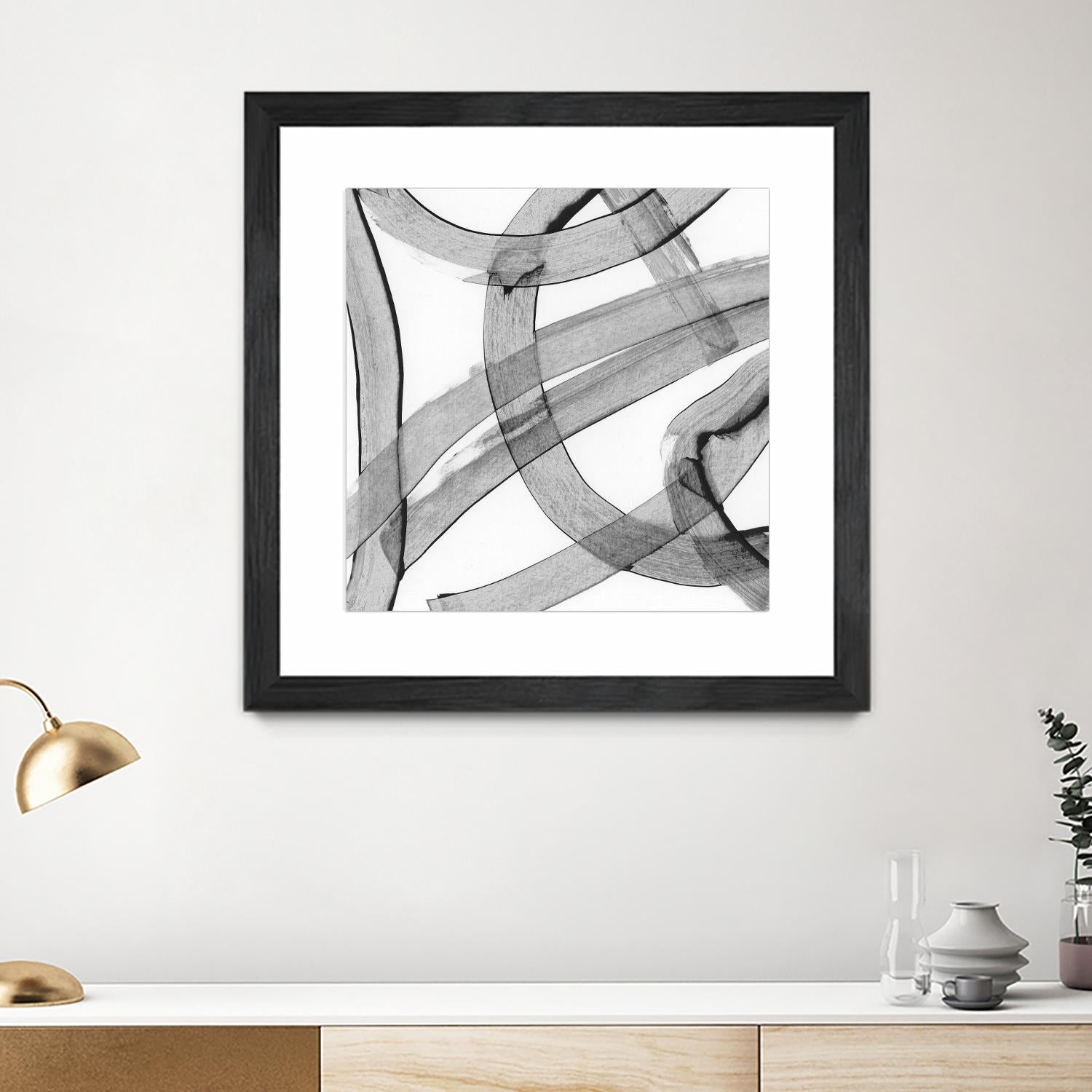 Gesture by PI Studio on GIANT ART - white abstract