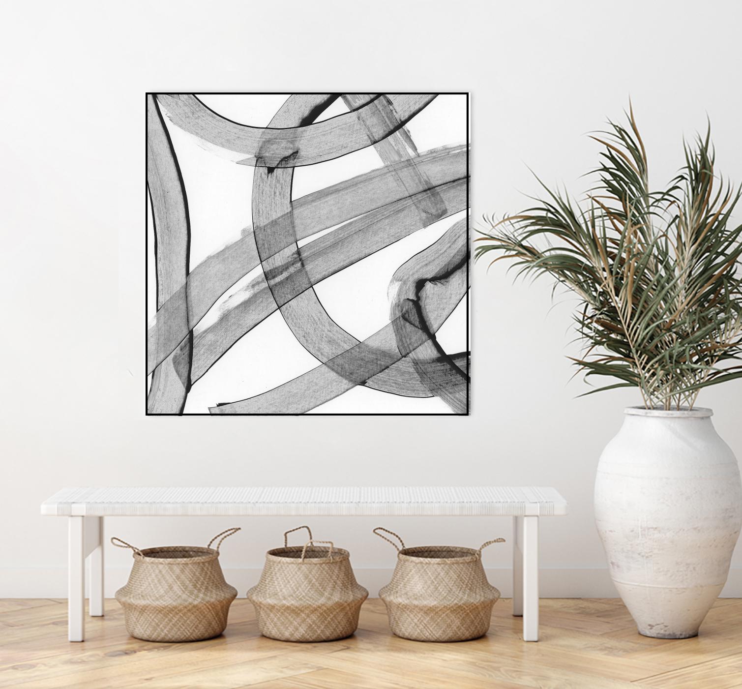 Gesture by PI Studio on GIANT ART - white abstract