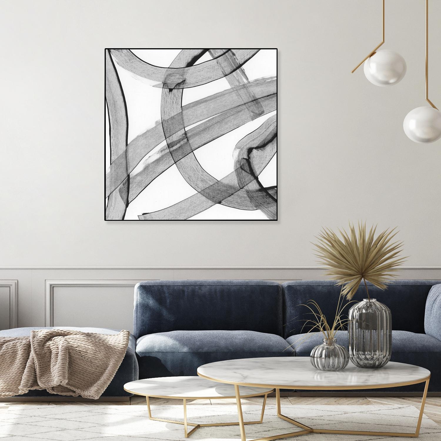 Gesture by PI Studio on GIANT ART - white abstract