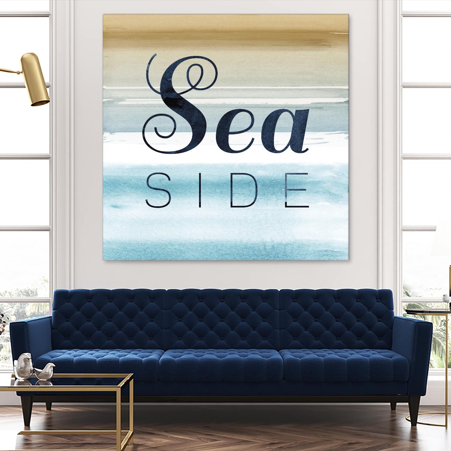 Sea Side by PI Studio on GIANT ART - beige quotes