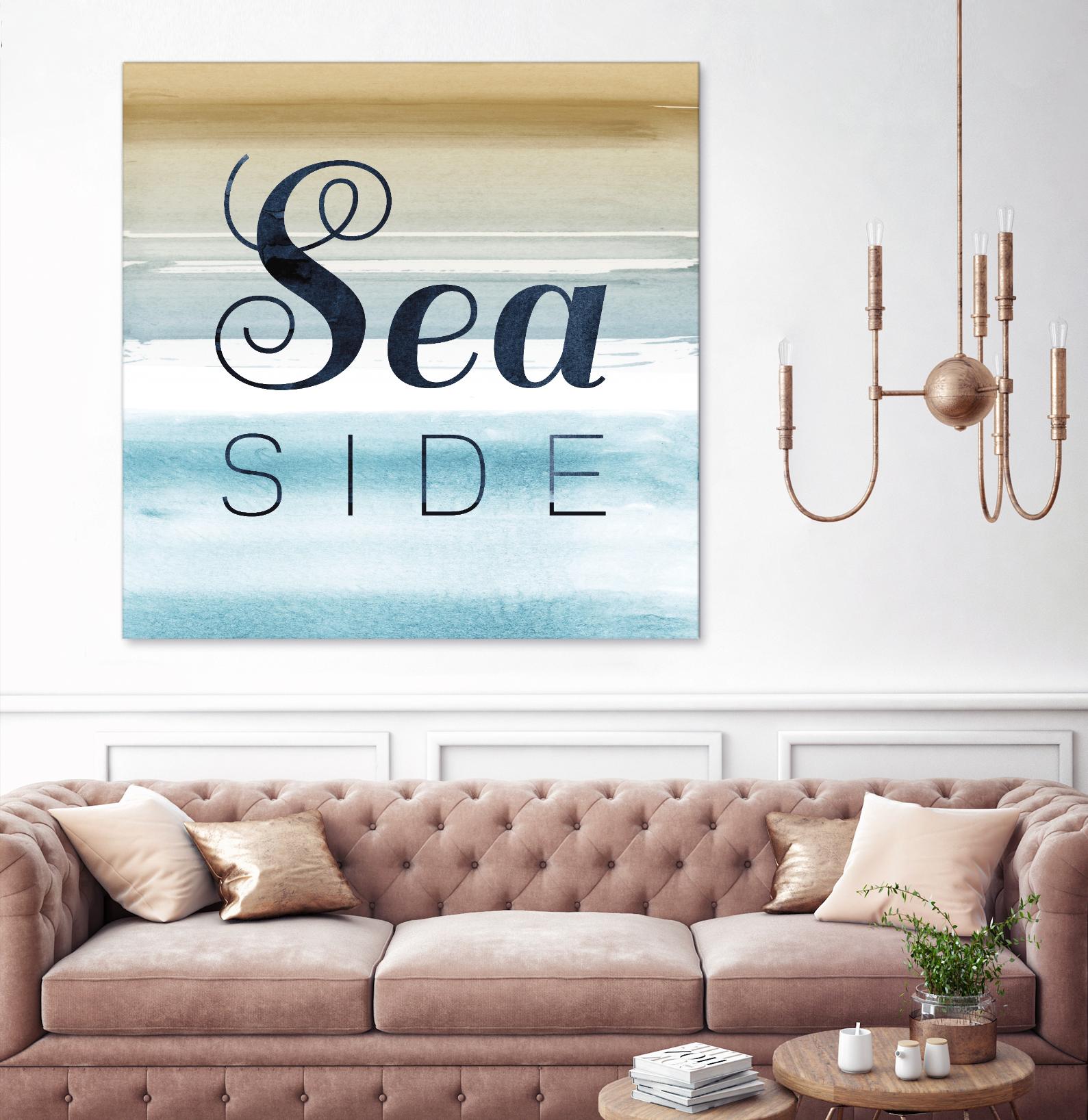 Sea Side by PI Studio on GIANT ART - beige quotes