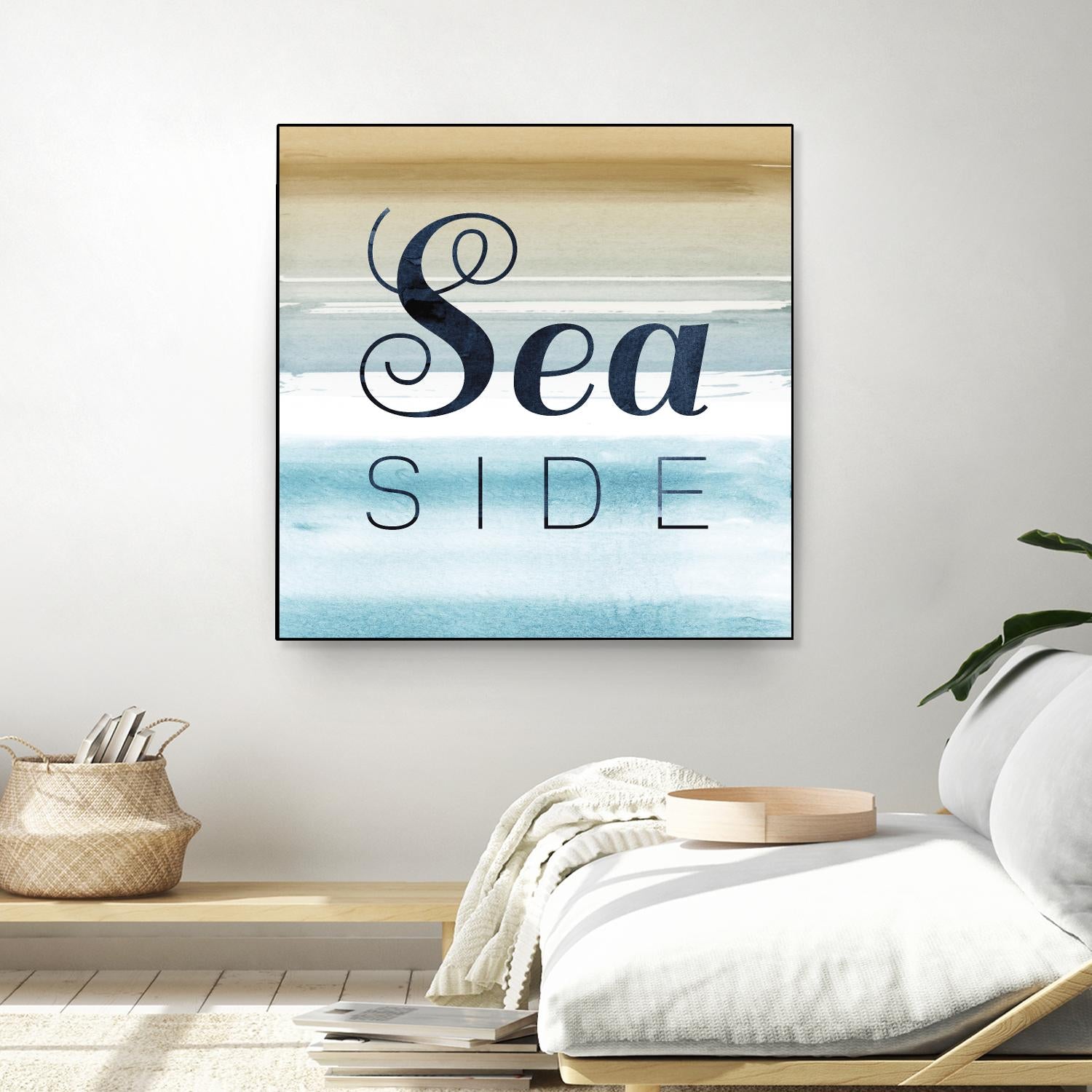 Sea Side by PI Studio on GIANT ART - beige quotes