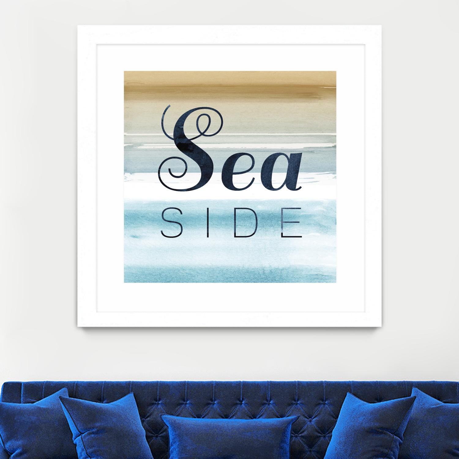 Sea Side by PI Studio on GIANT ART - beige quotes
