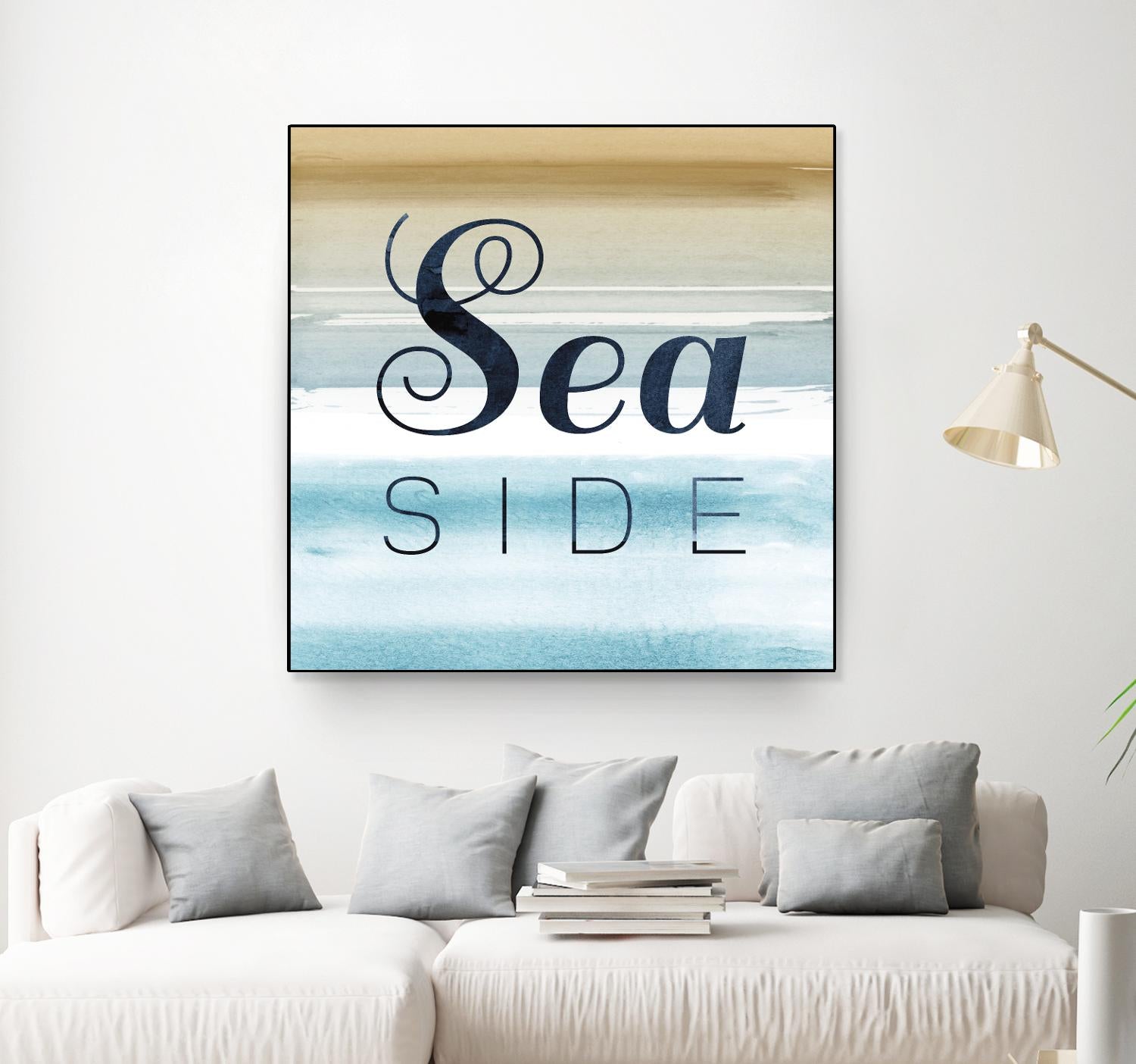 Sea Side by PI Studio on GIANT ART - beige quotes