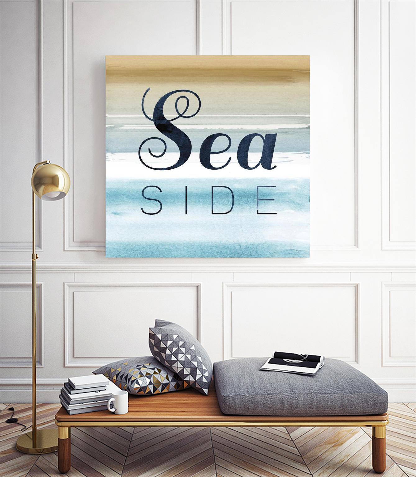 Sea Side by PI Studio on GIANT ART - beige quotes