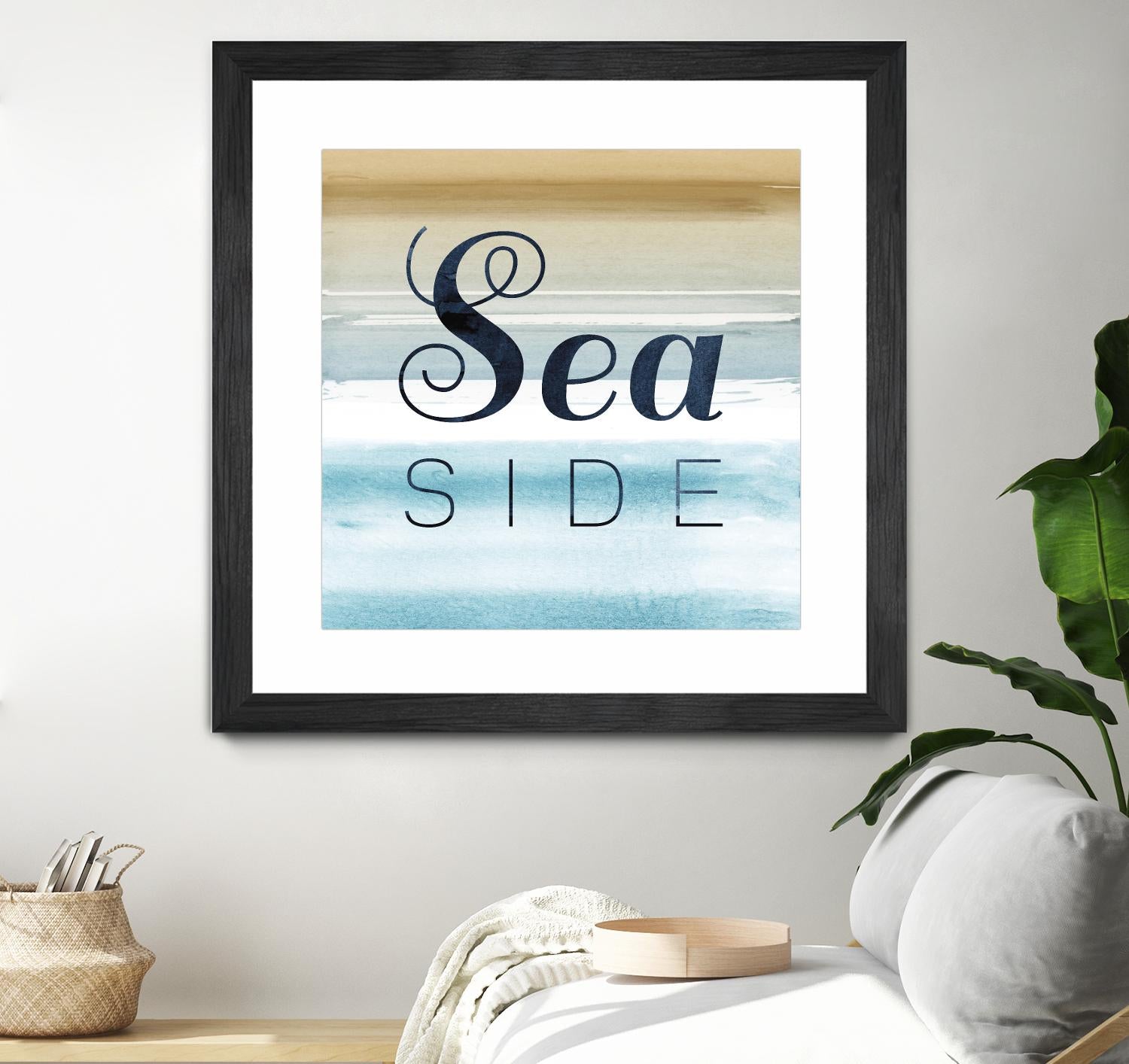 Sea Side by PI Studio on GIANT ART - beige quotes