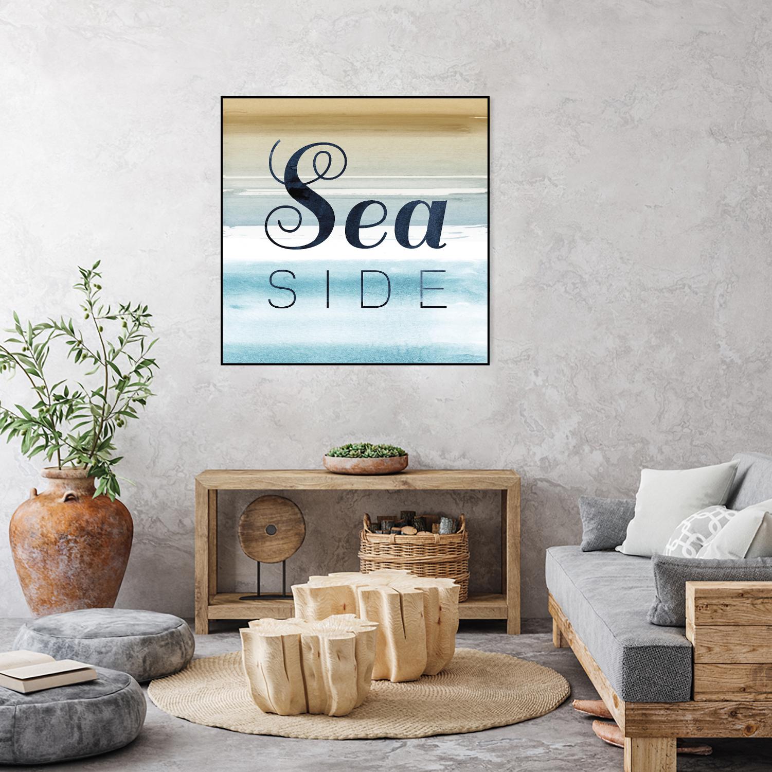 Sea Side by PI Studio on GIANT ART - beige quotes