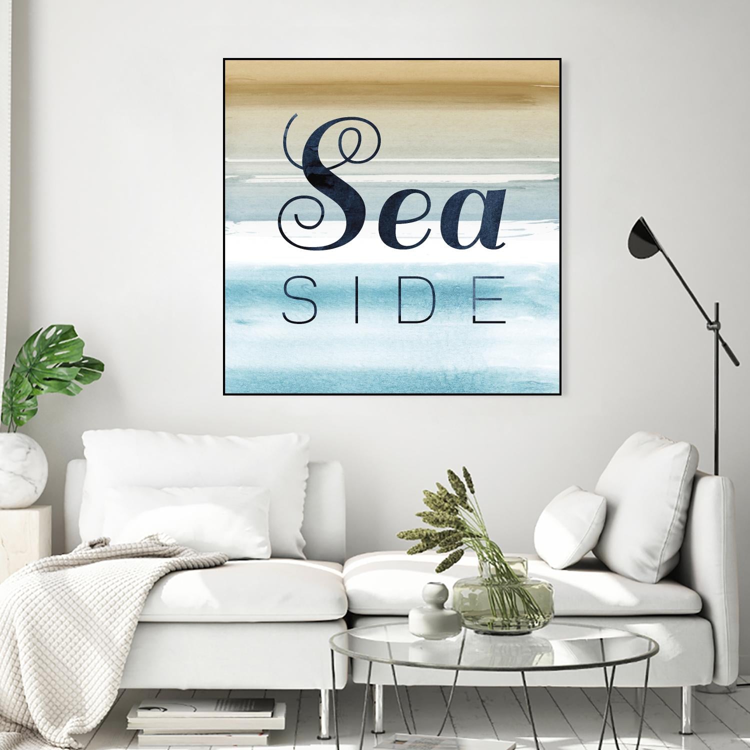 Sea Side by PI Studio on GIANT ART - beige quotes