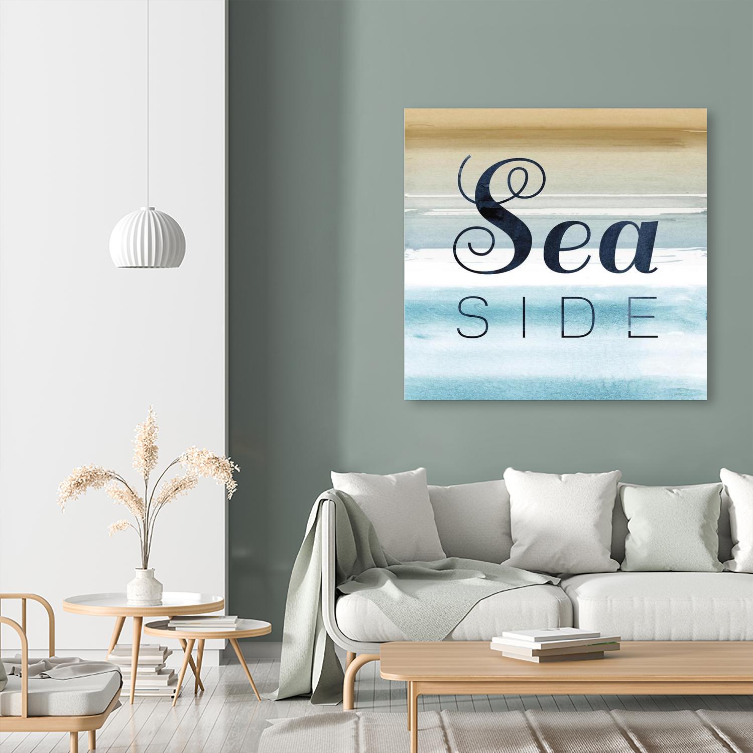 Sea Side by PI Studio on GIANT ART - beige quotes