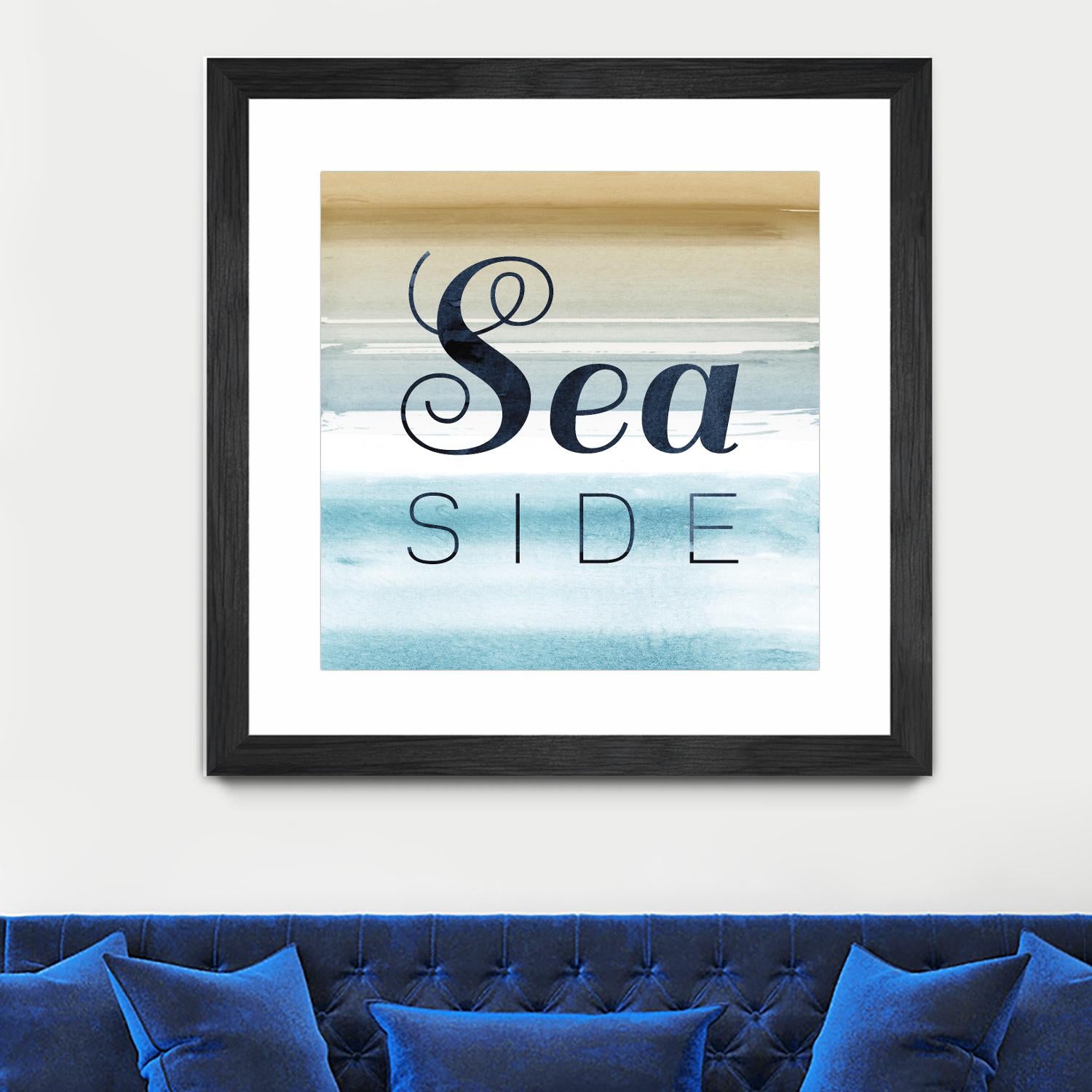 Sea Side by PI Studio on GIANT ART - beige quotes