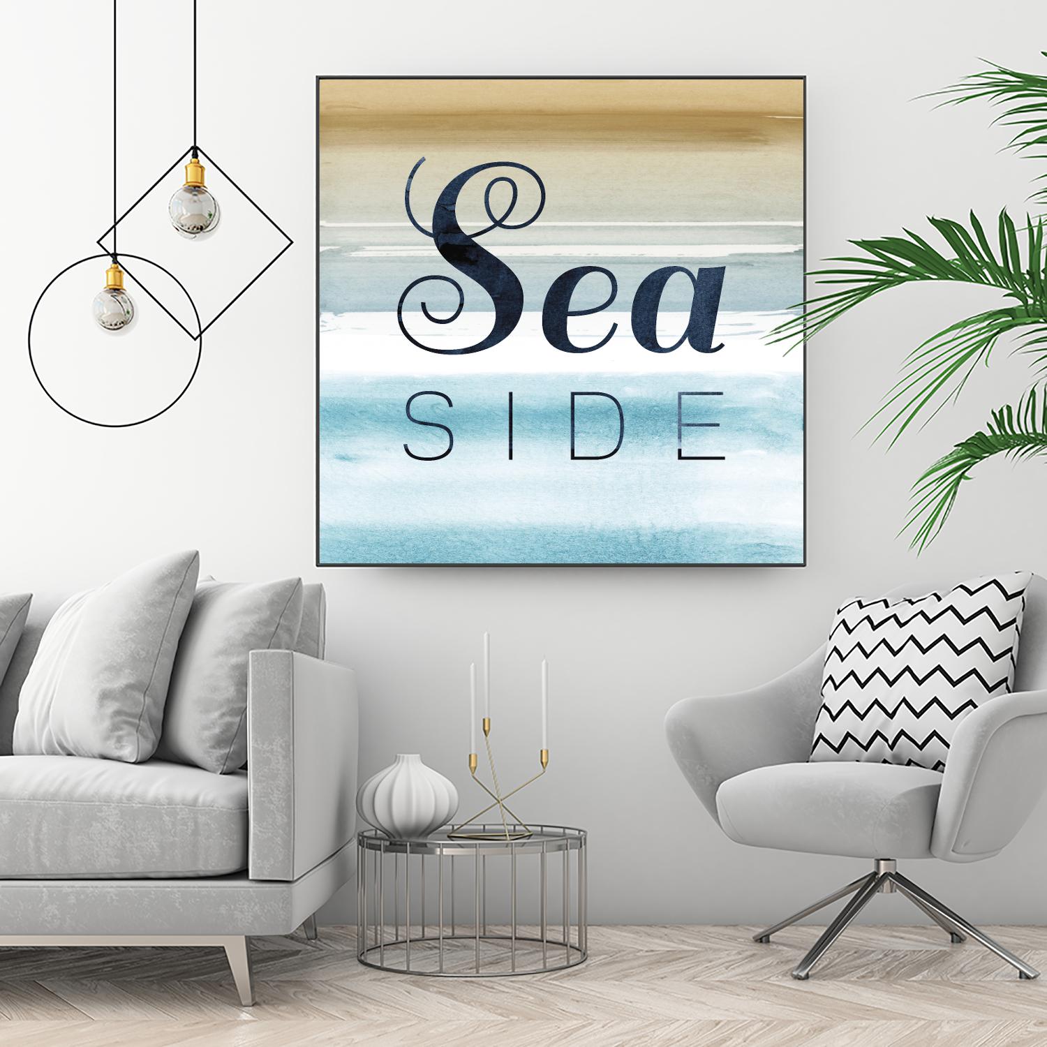 Sea Side by PI Studio on GIANT ART - beige quotes