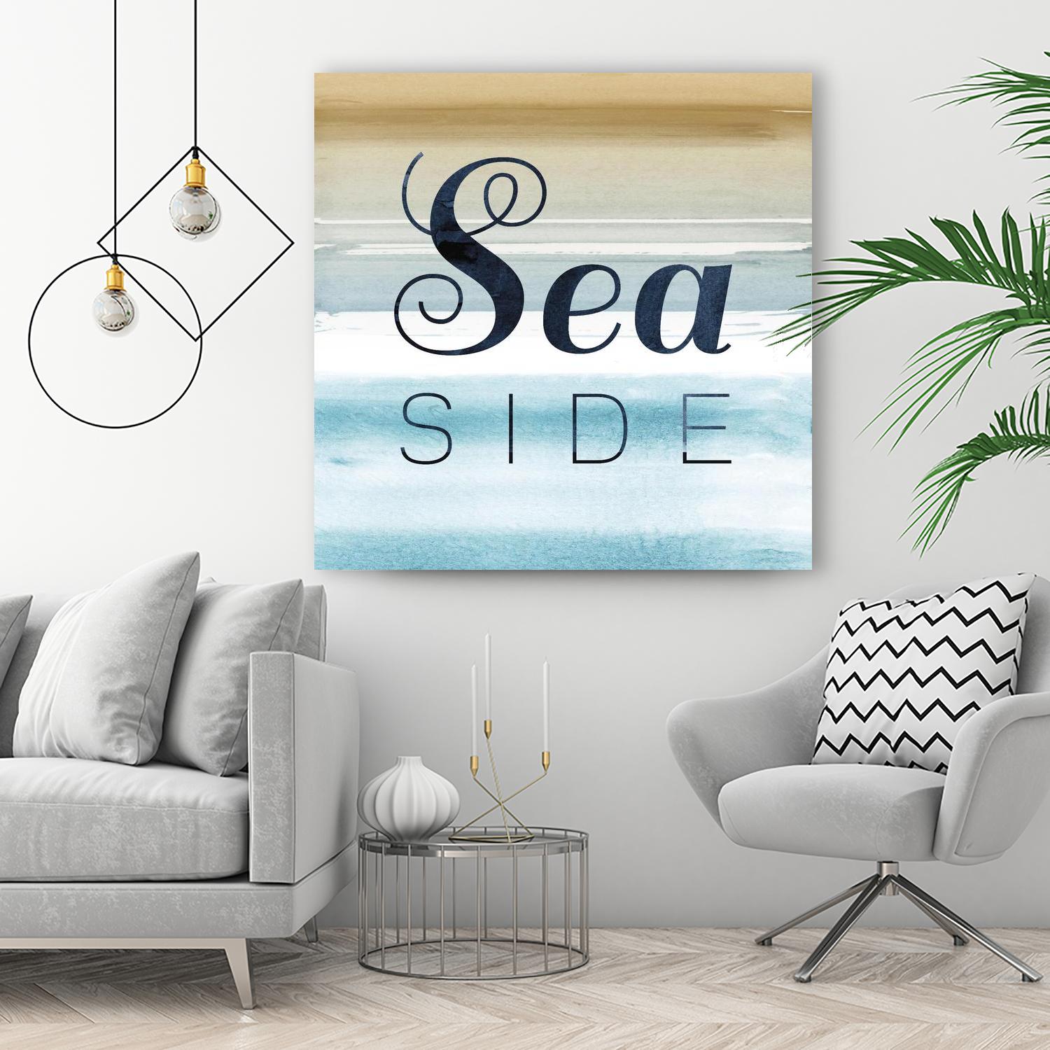 Sea Side by PI Studio on GIANT ART - beige quotes