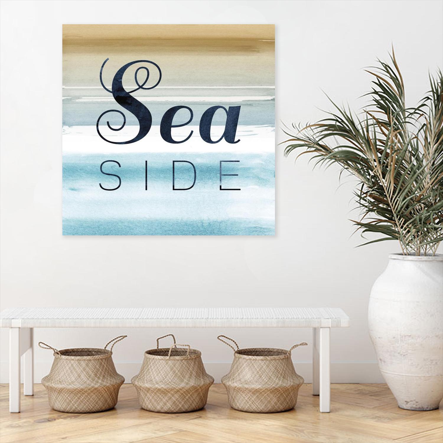 Sea Side by PI Studio on GIANT ART - beige quotes