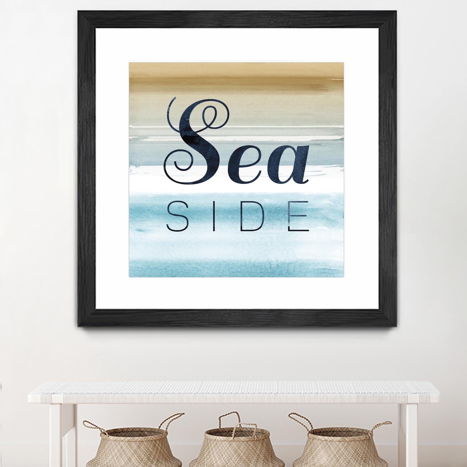 Sea Side by PI Studio on GIANT ART - beige quotes
