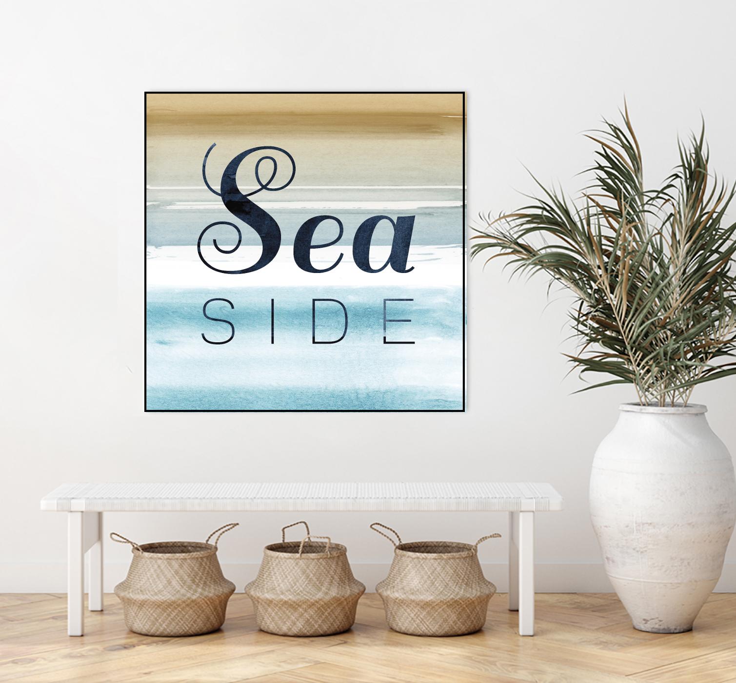 Sea Side by PI Studio on GIANT ART - beige quotes