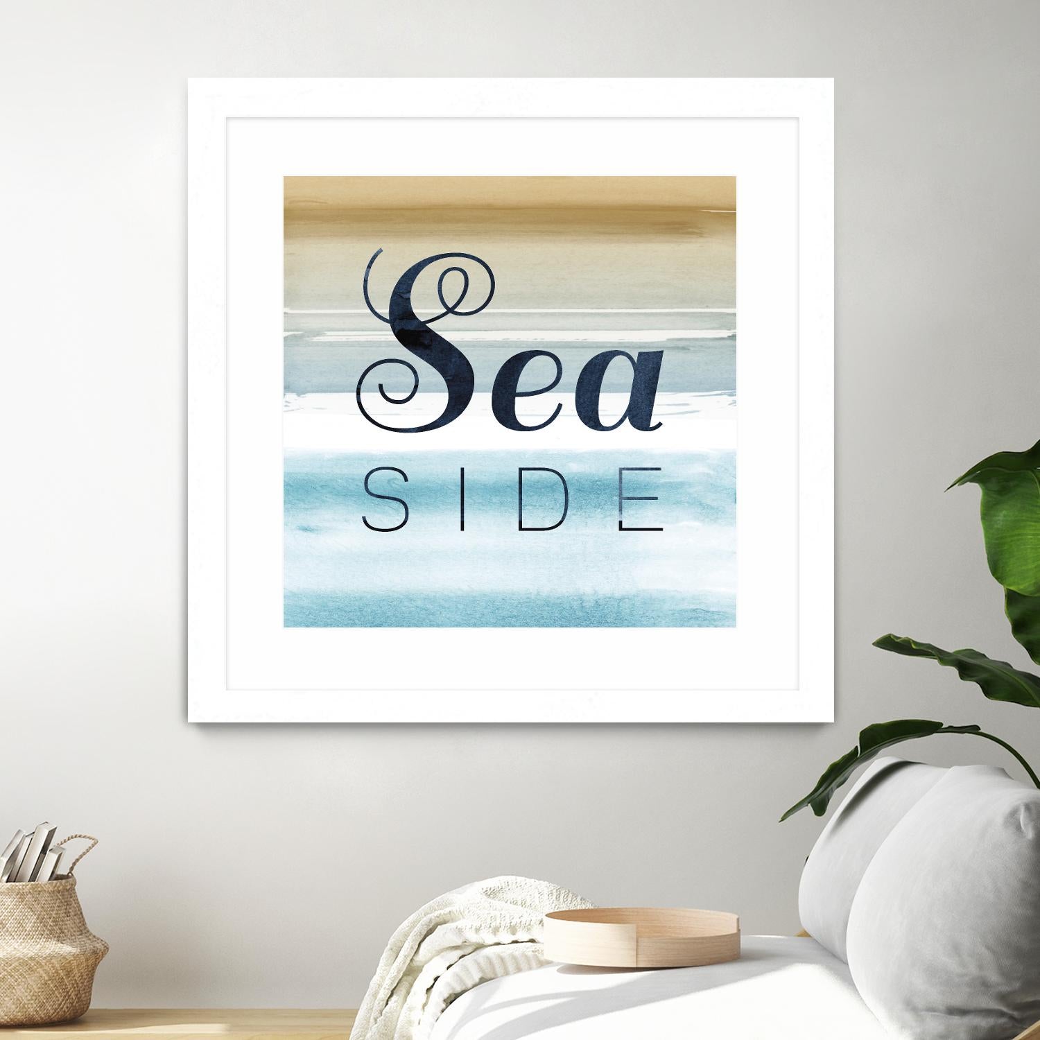Sea Side by PI Studio on GIANT ART - beige quotes