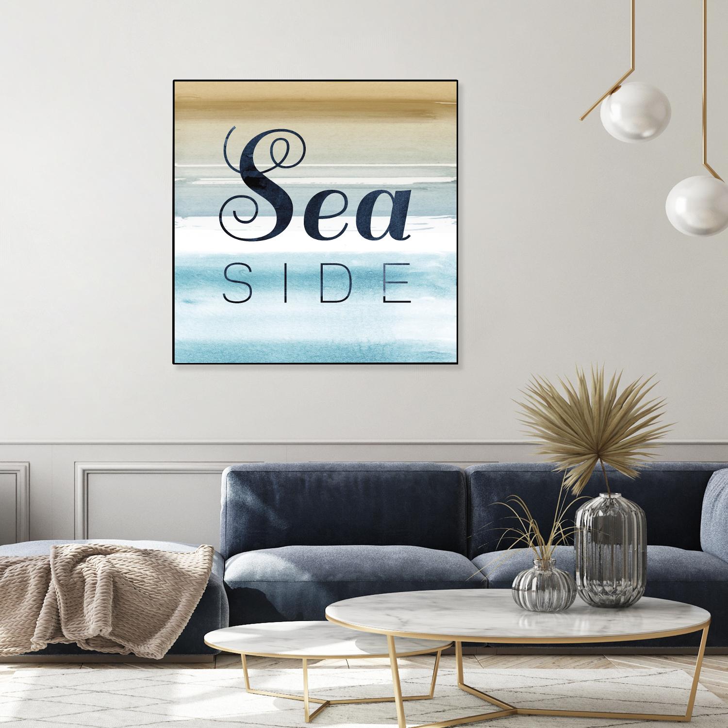 Sea Side by PI Studio on GIANT ART - beige quotes