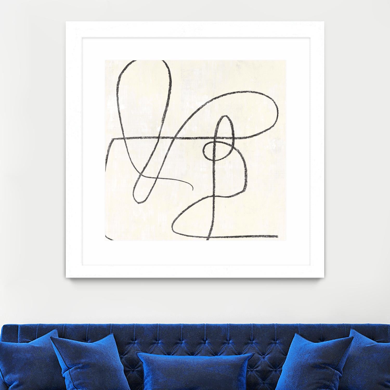 Juxtaposing by Pi Studio on GIANT ART - white linear linear art