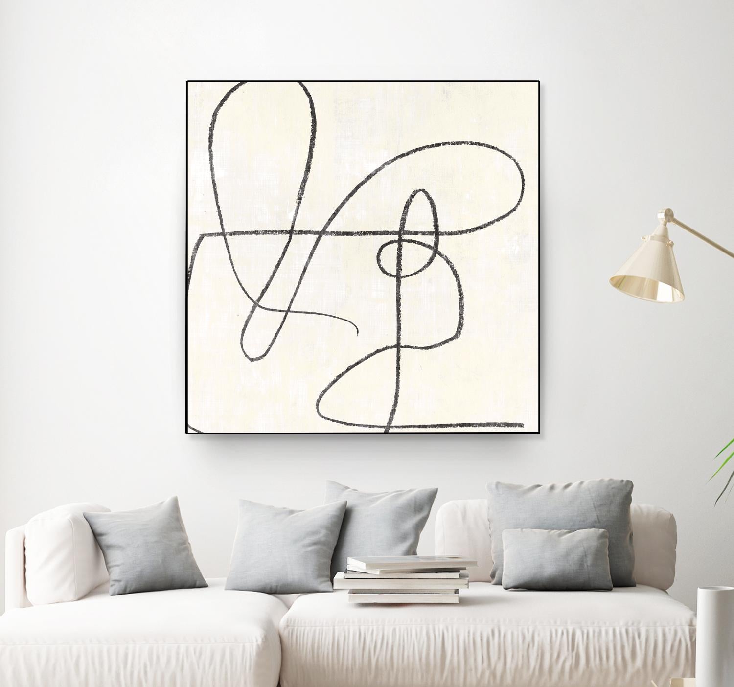 Juxtaposing by Pi Studio on GIANT ART - white linear linear art