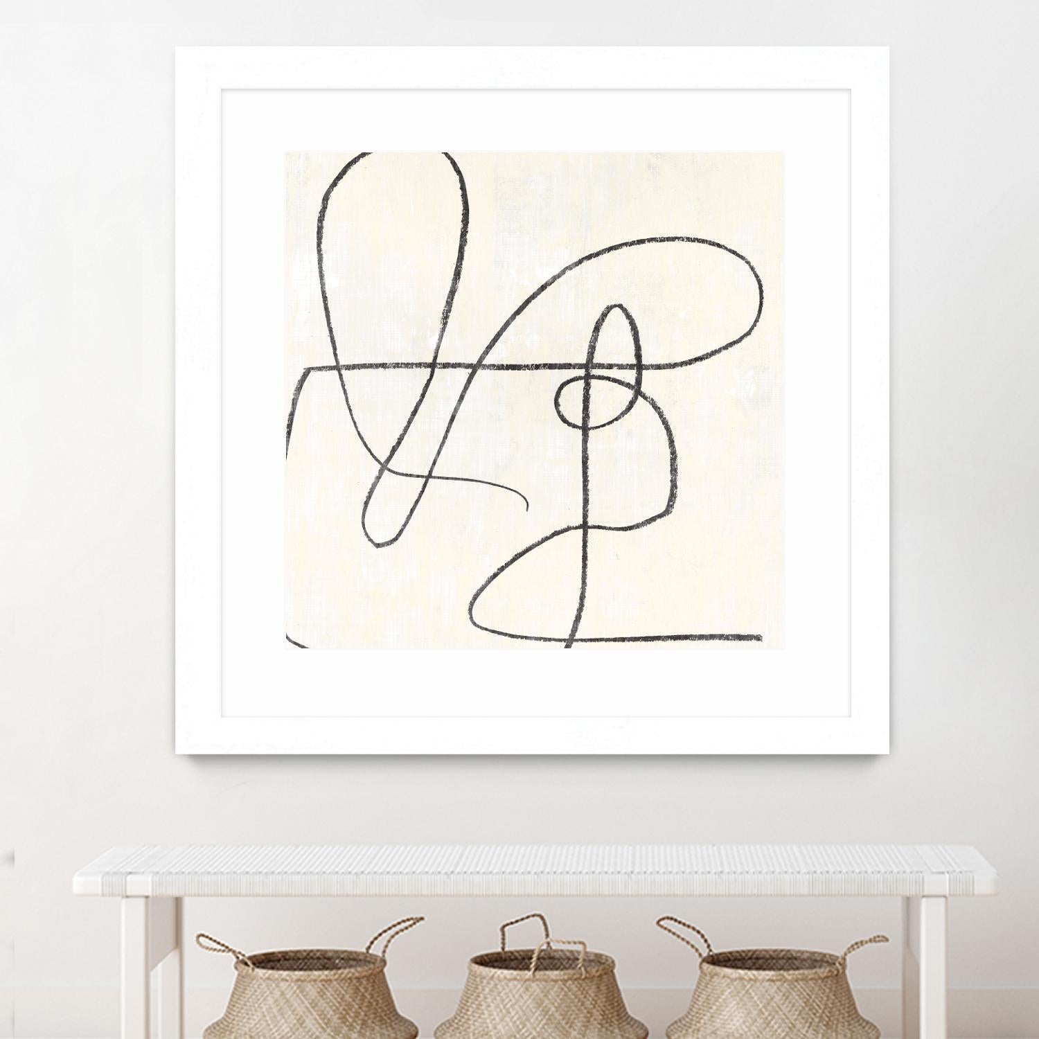 Juxtaposing by Pi Studio on GIANT ART - white linear linear art