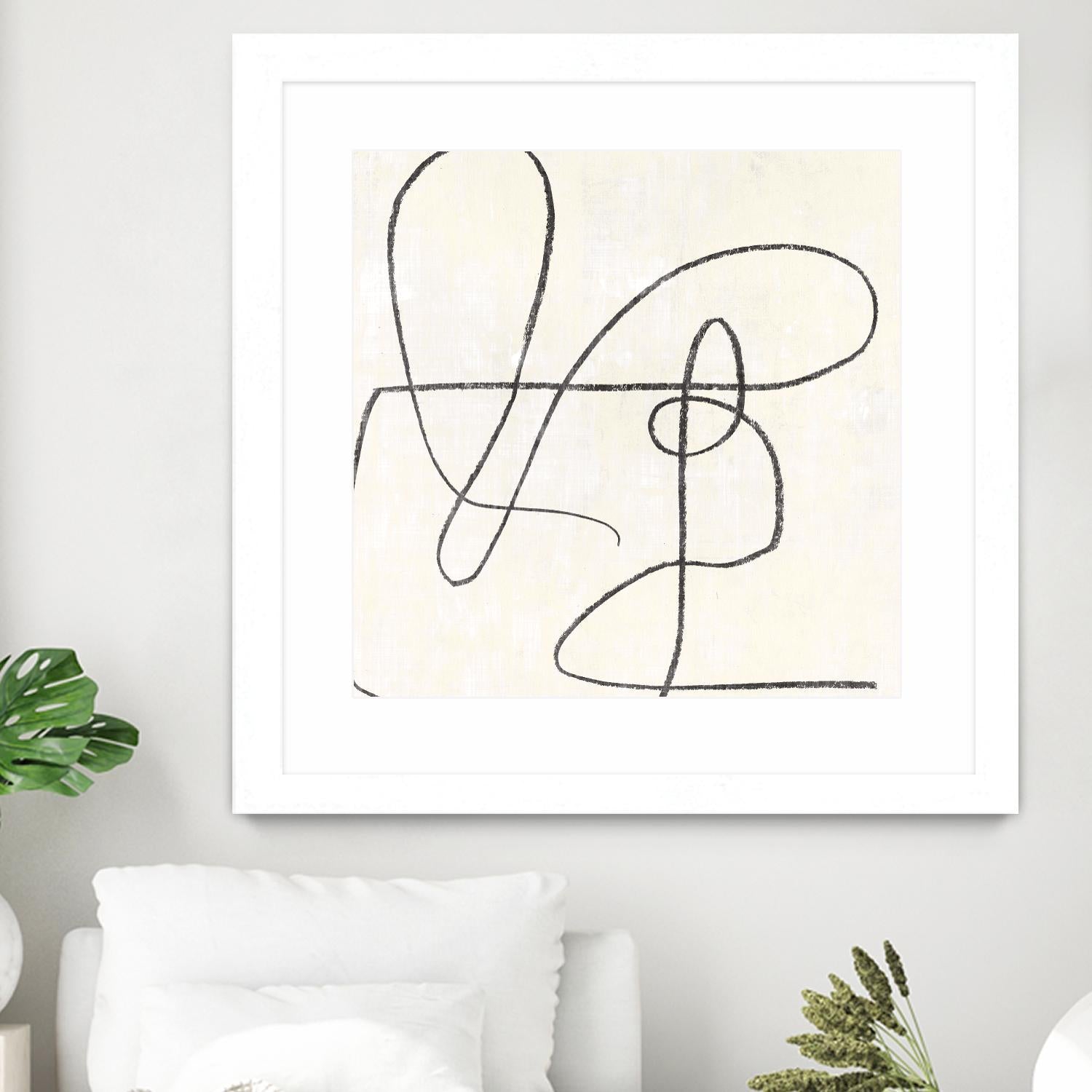 Juxtaposing by Pi Studio on GIANT ART - white linear linear art