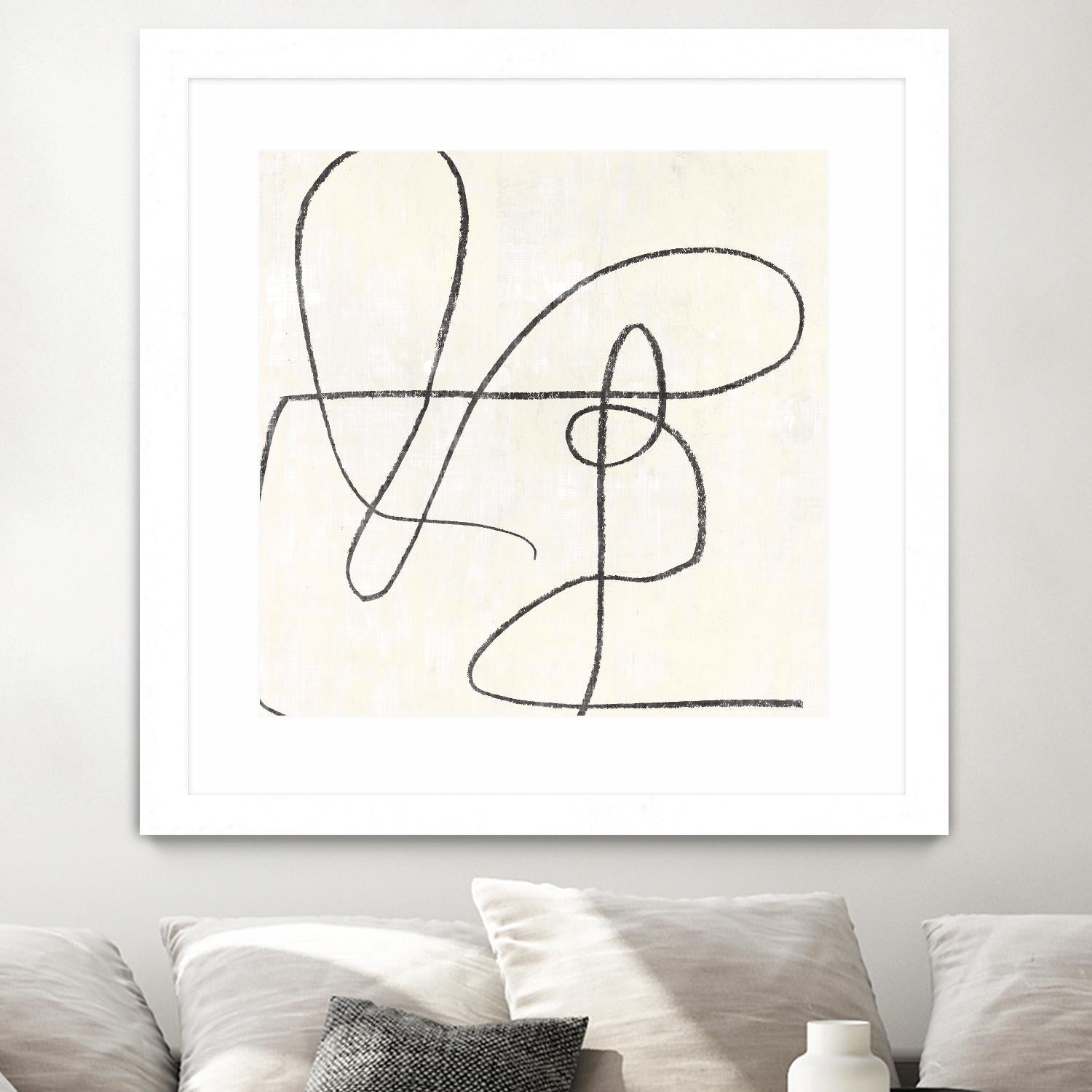 Juxtaposing by Pi Studio on GIANT ART - white linear linear art