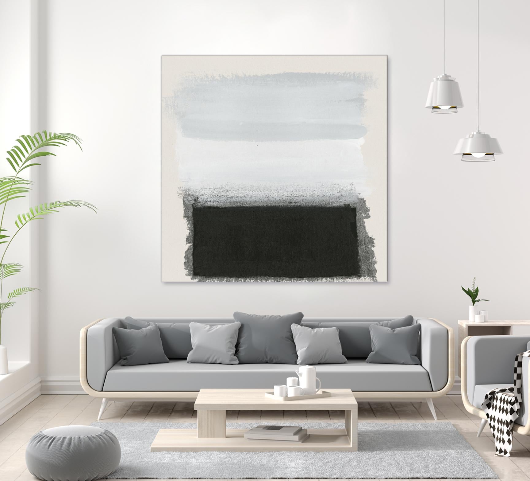 Star Night Interlude by PI Studio on GIANT ART - white abstract rothko