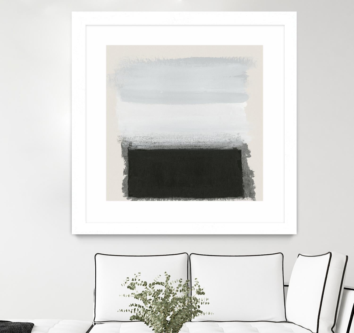 Star Night Interlude by PI Studio on GIANT ART - white abstract rothko
