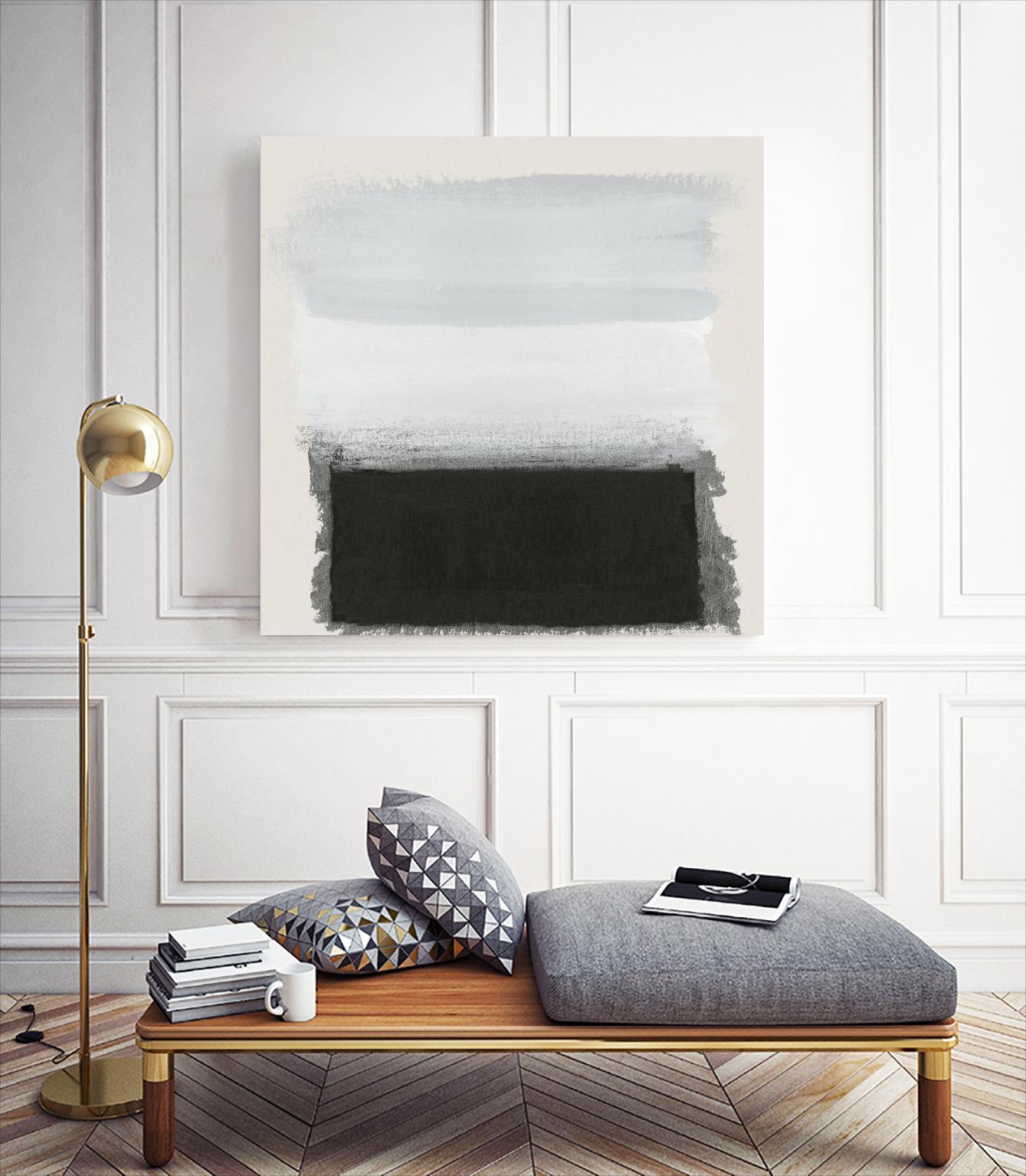 Star Night Interlude by PI Studio on GIANT ART - white shapes rothko