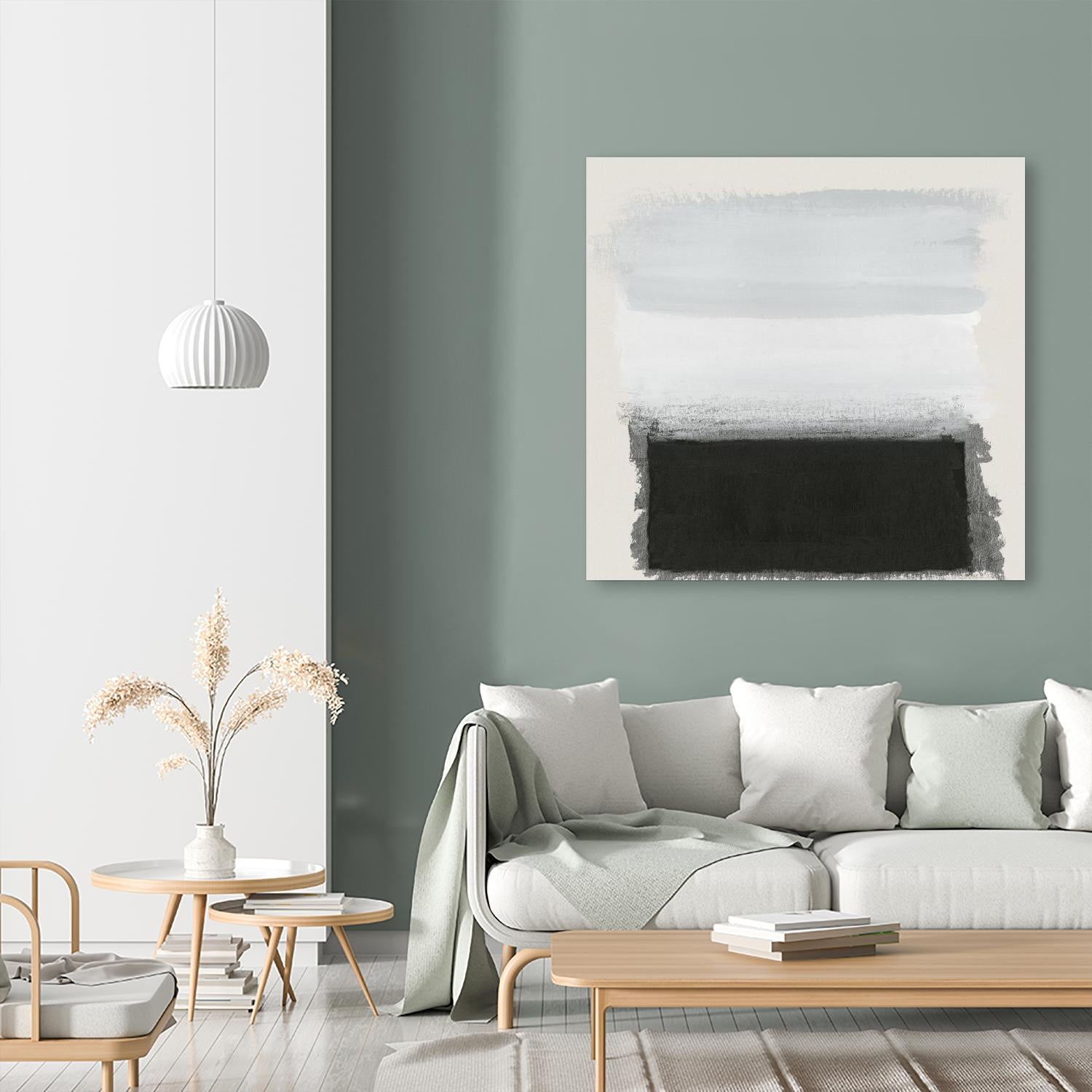 Star Night Interlude by PI Studio on GIANT ART - white shapes rothko