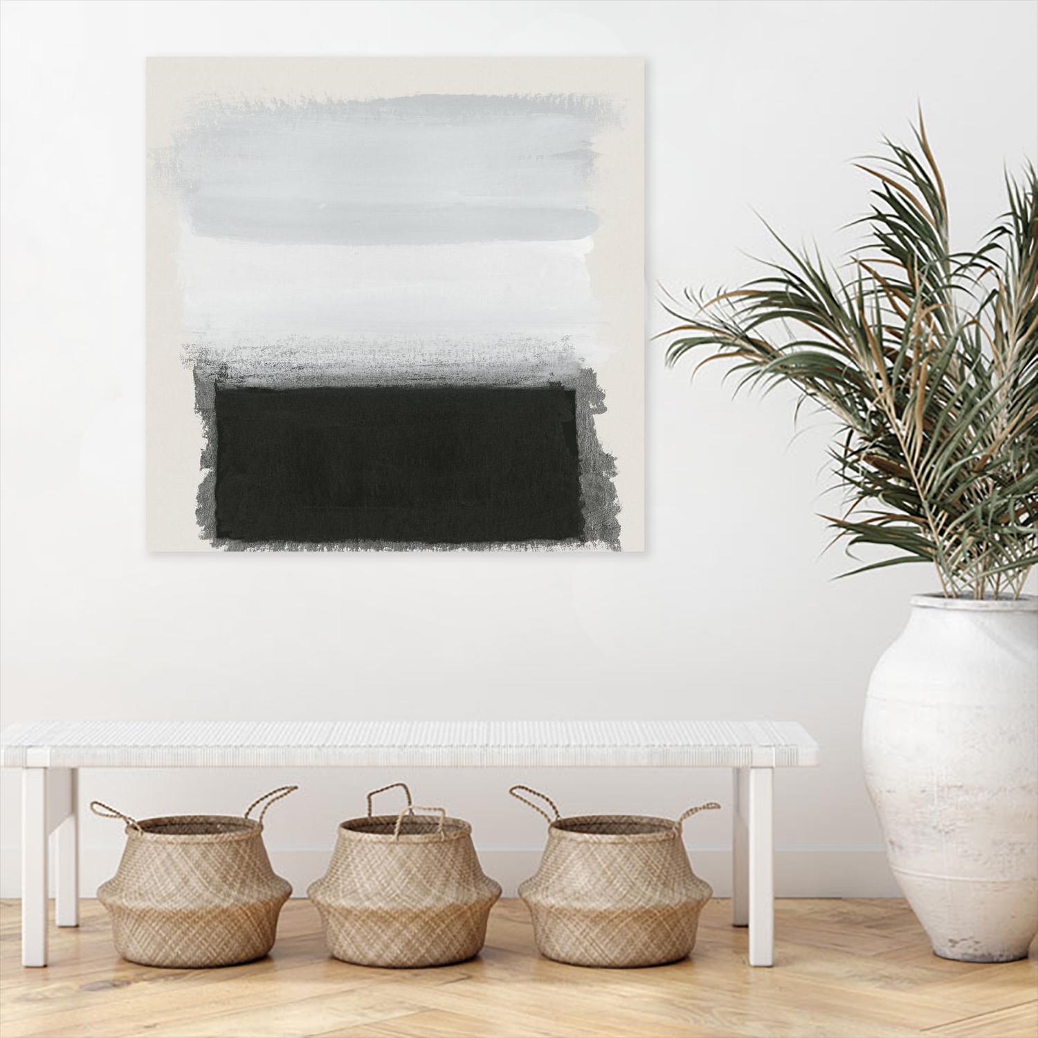 Star Night Interlude by PI Studio on GIANT ART - white shapes rothko