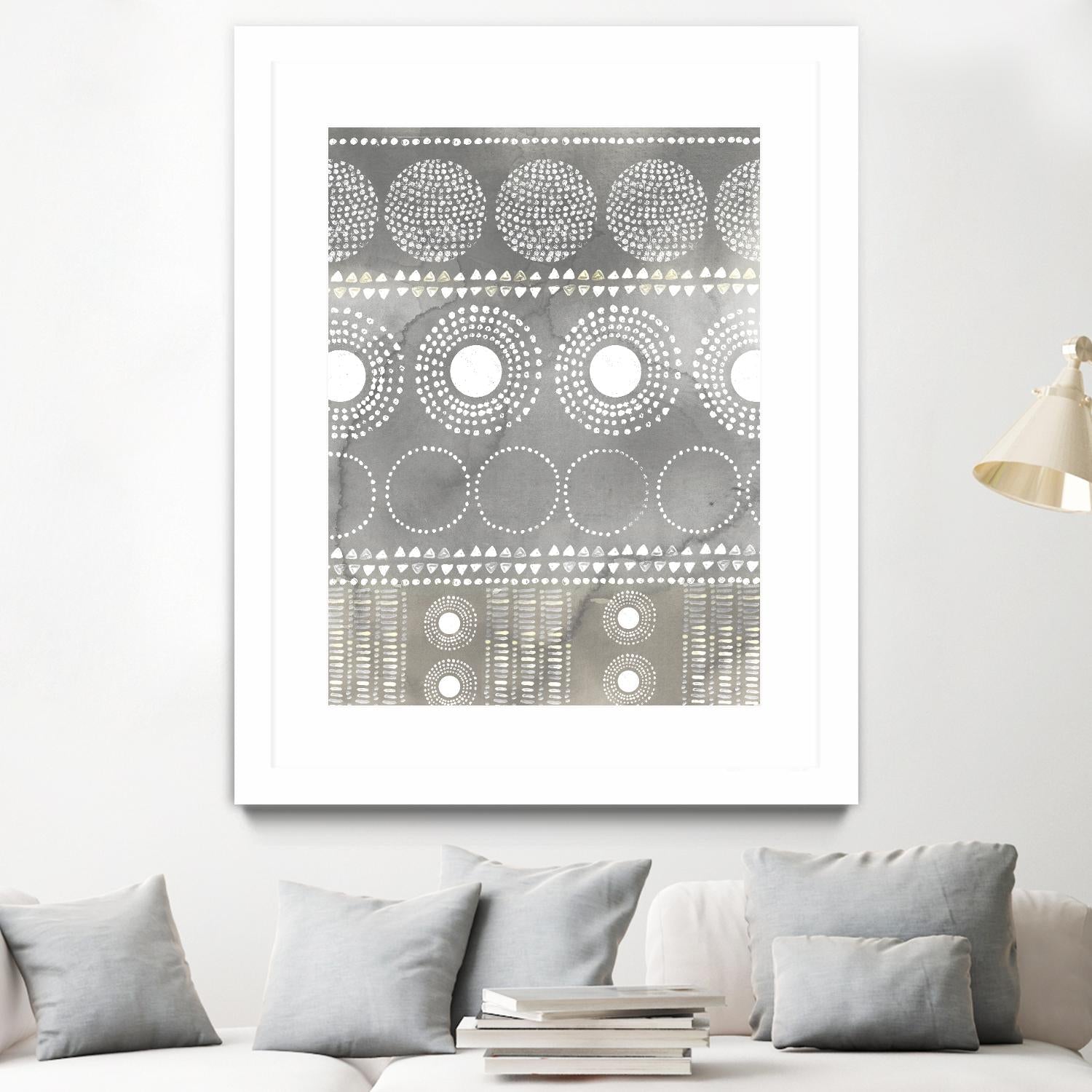 African I Neutral Version by PI Studio on GIANT ART - white abstract
