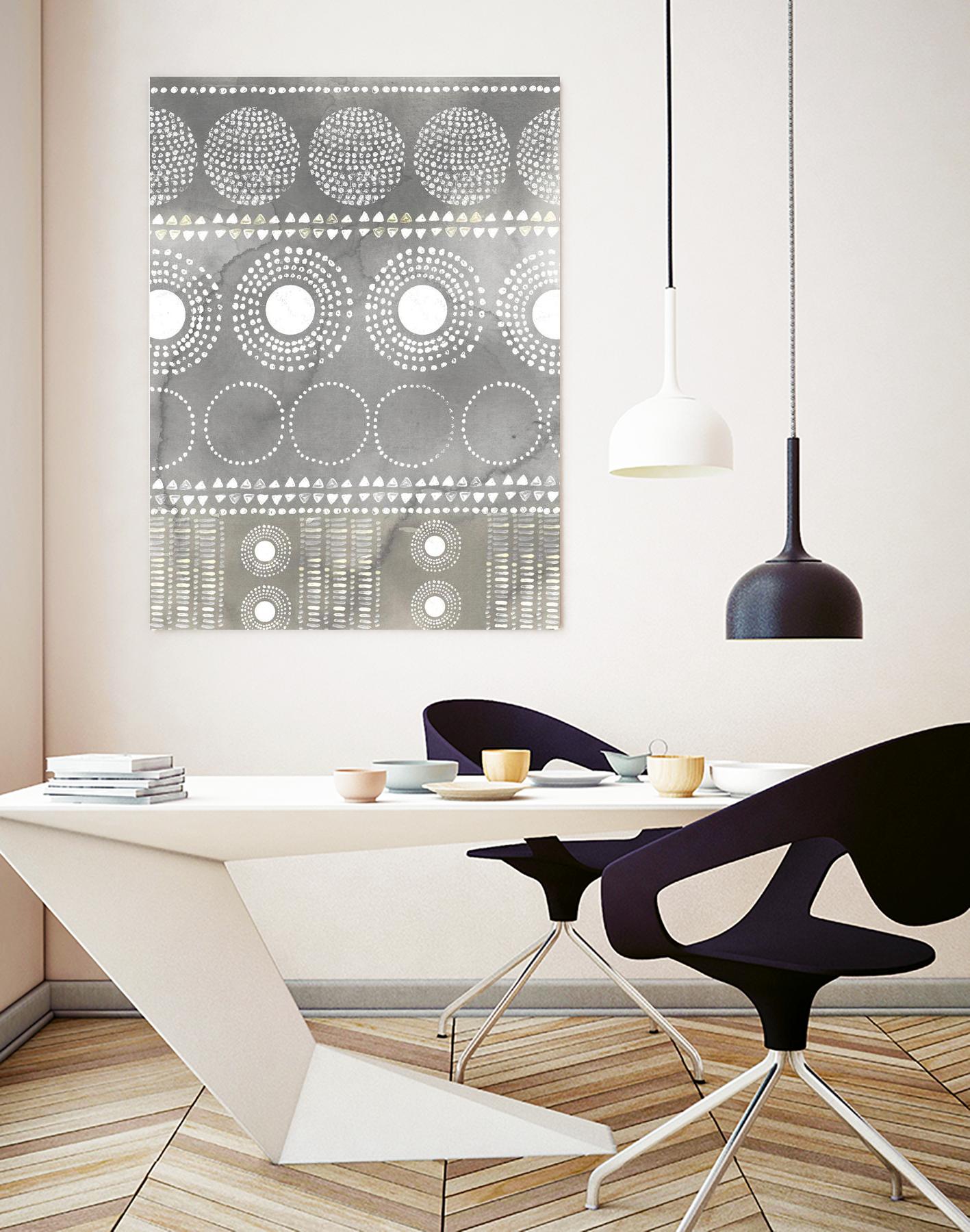 African I Neutral Version by PI Studio on GIANT ART - white abstract