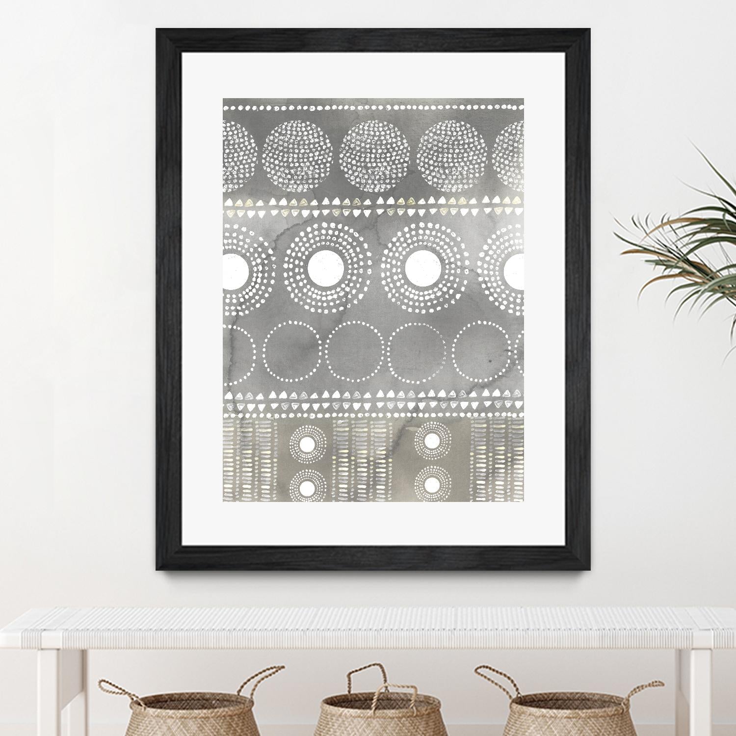 African I Neutral Version by PI Studio on GIANT ART - white abstract