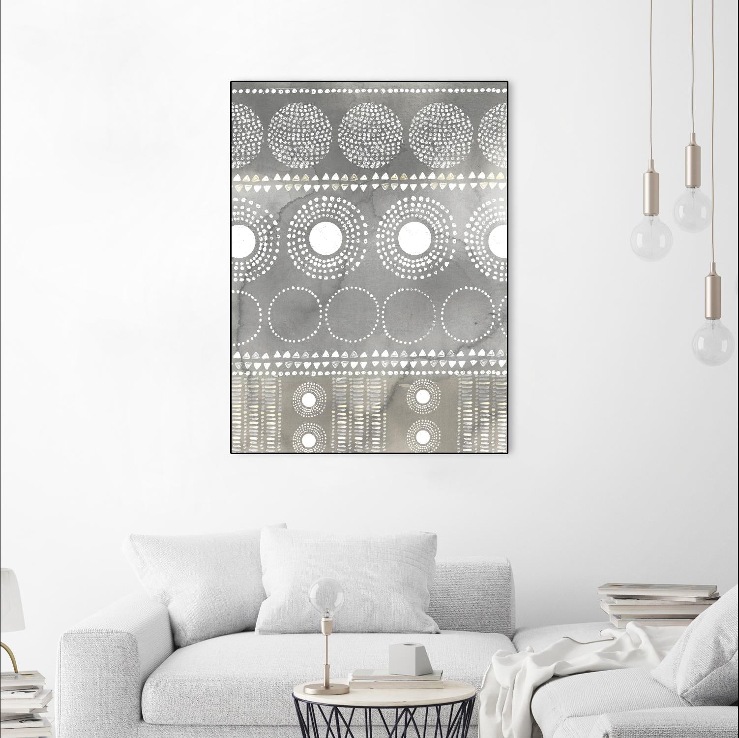 African I Neutral Version by PI Studio on GIANT ART - white abstract