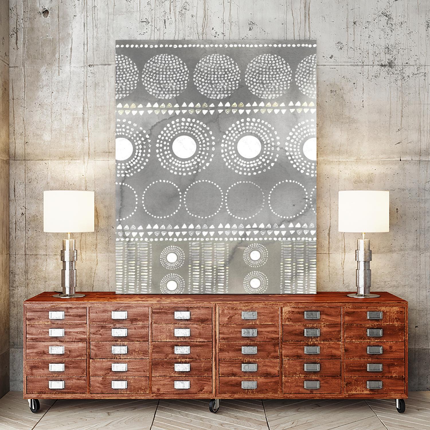 African I Neutral Version by PI Studio on GIANT ART - white abstract