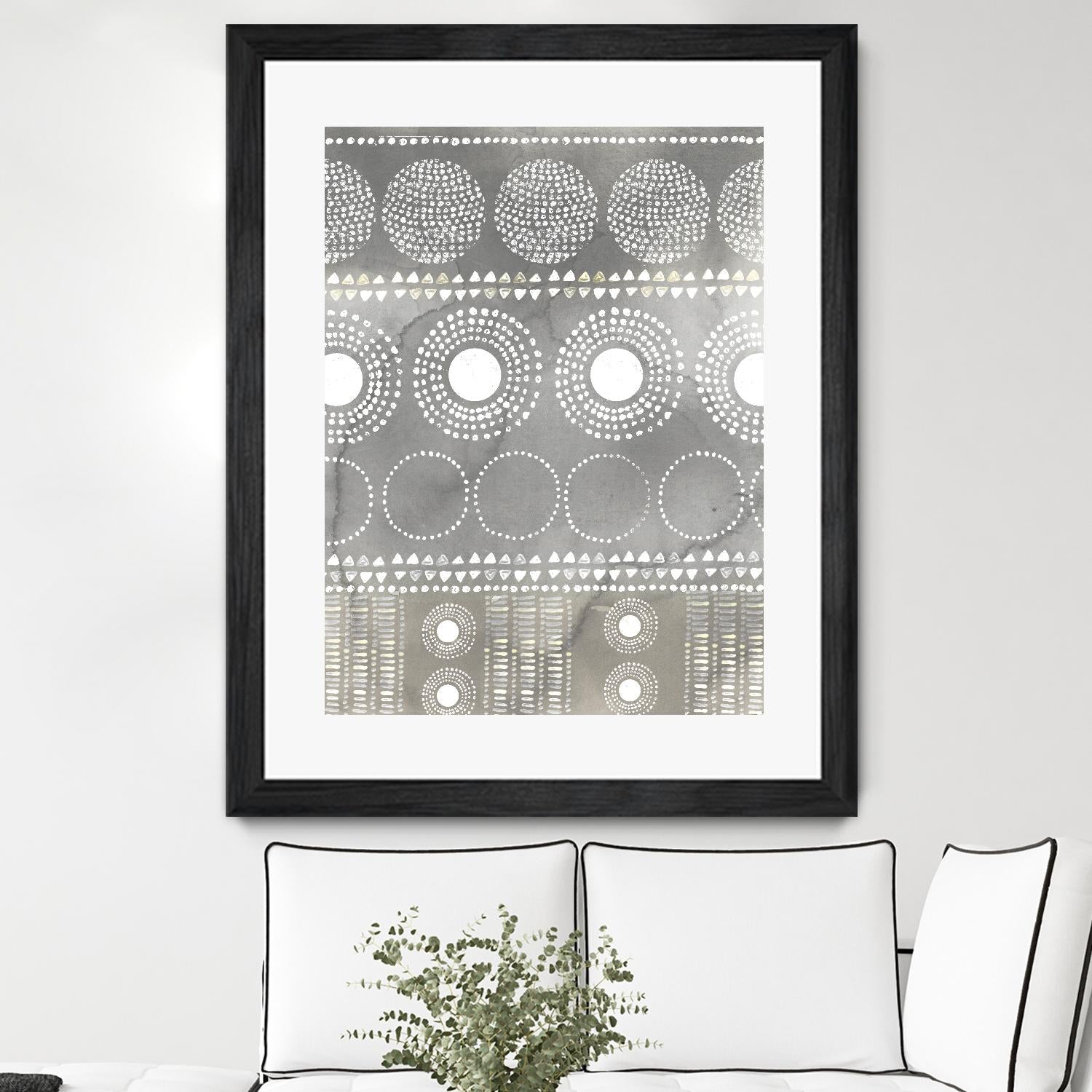 African I Neutral Version by PI Studio on GIANT ART - white abstract
