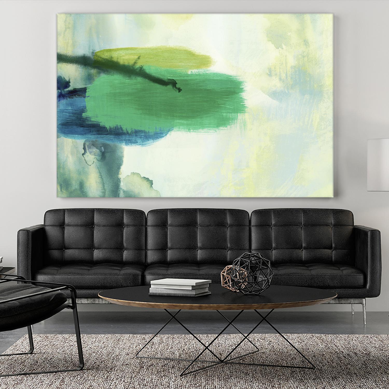 Resistant by PI Studio on GIANT ART - green abstract