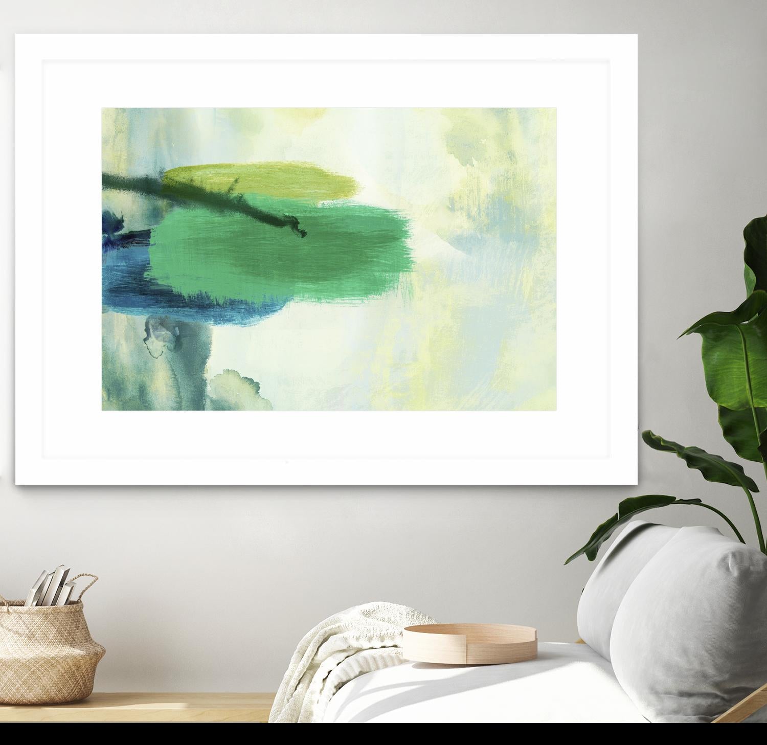 Resistant by PI Studio on GIANT ART - green abstract