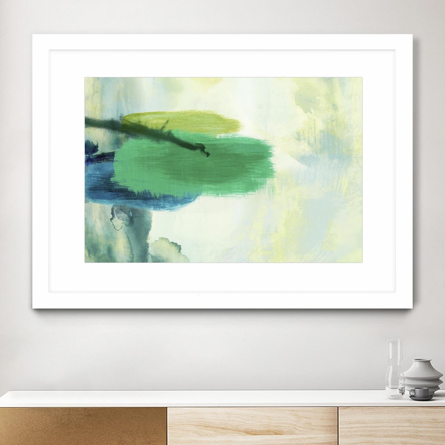 Resistant by PI Studio on GIANT ART - green abstract