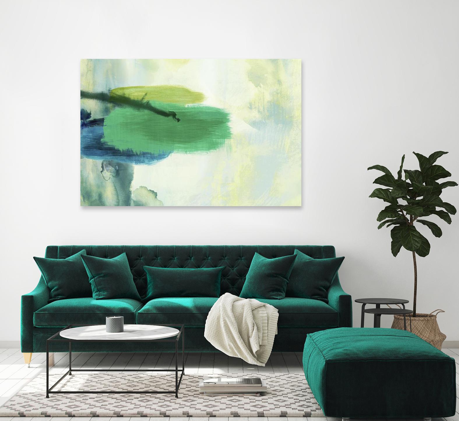 Resistant by PI Studio on GIANT ART - green abstract