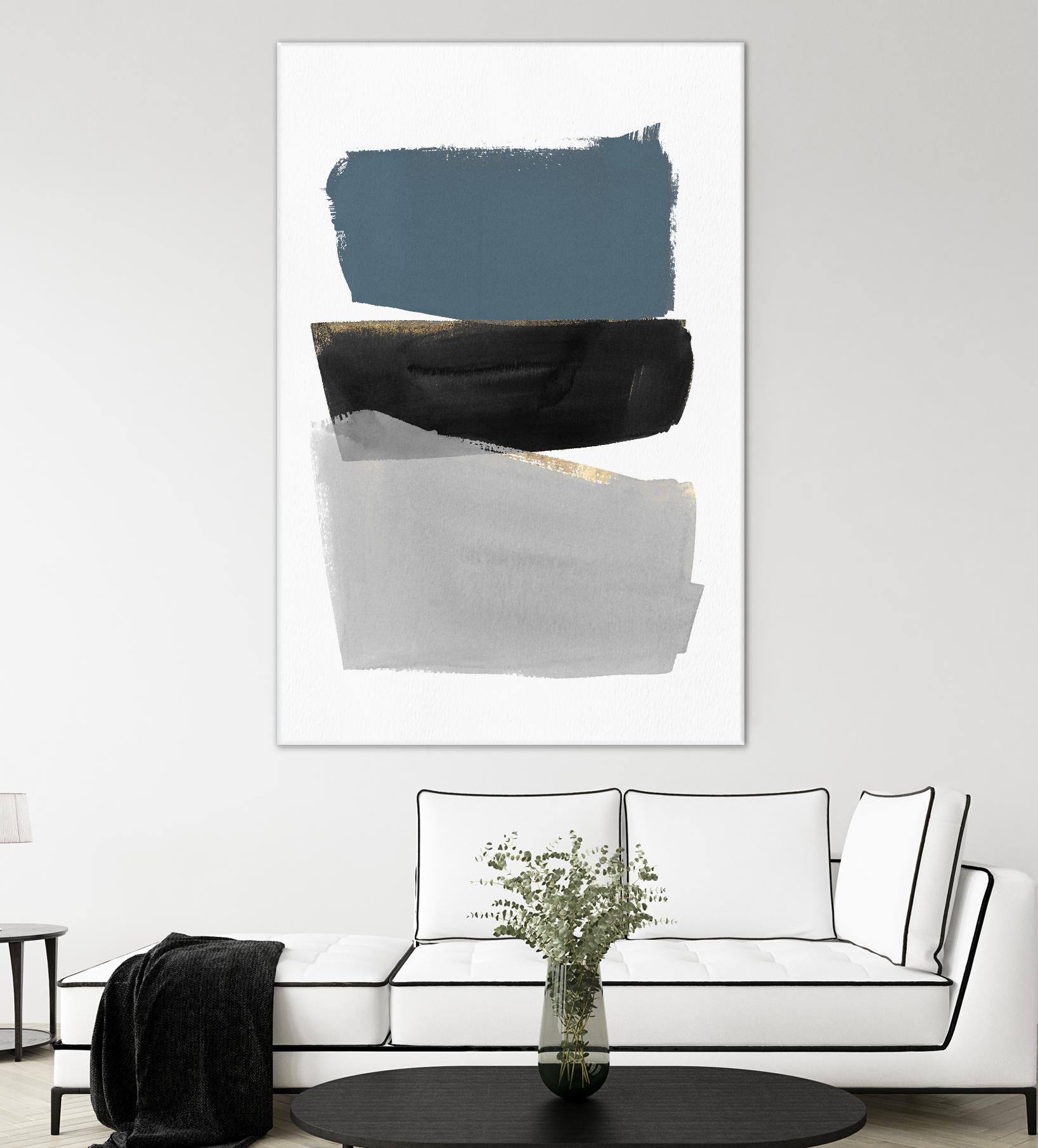 Stacked Blocks by PI Studio on GIANT ART - gold shapes rothko