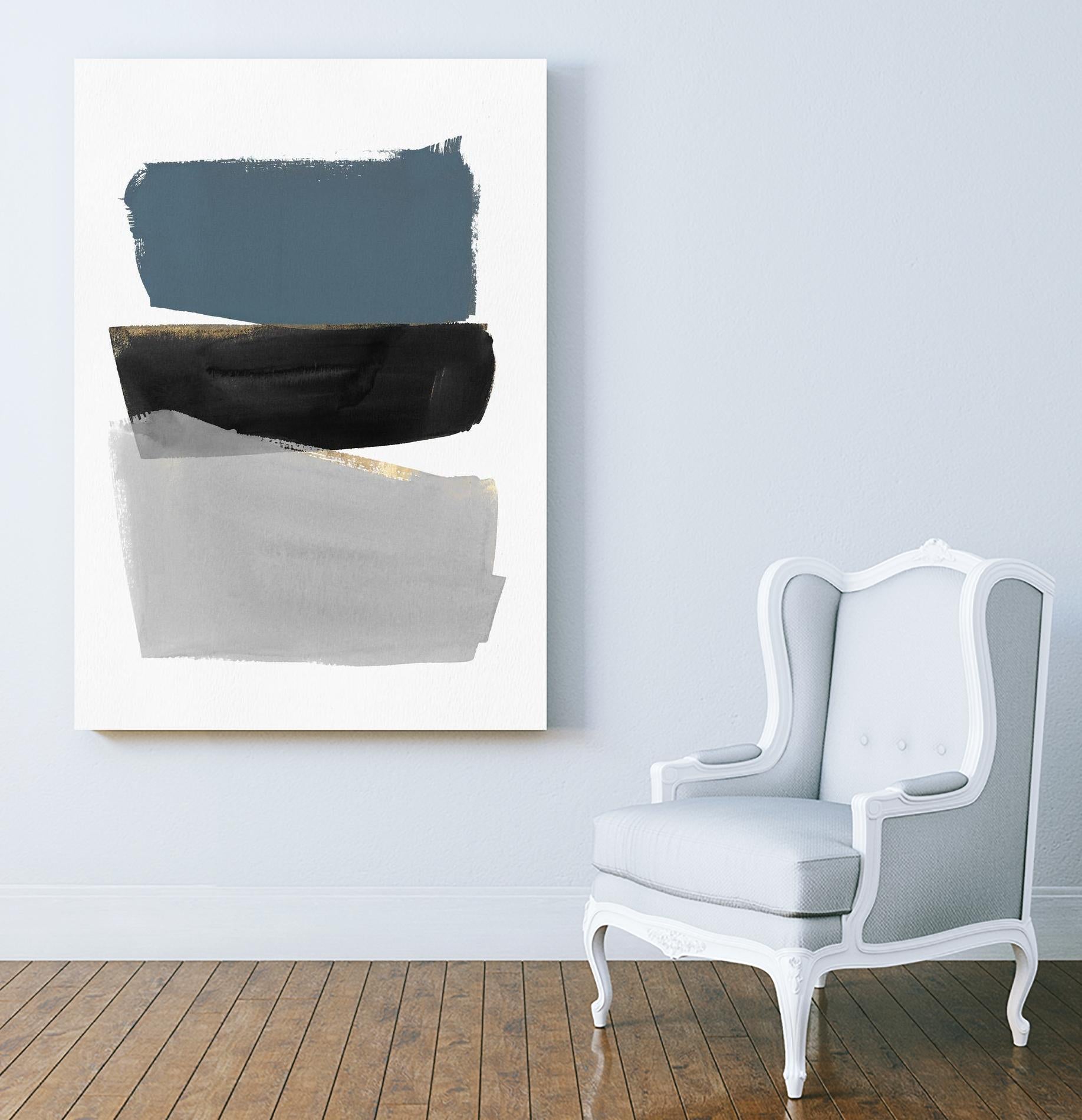 Stacked Blocks by PI Studio on GIANT ART - gold shapes rothko