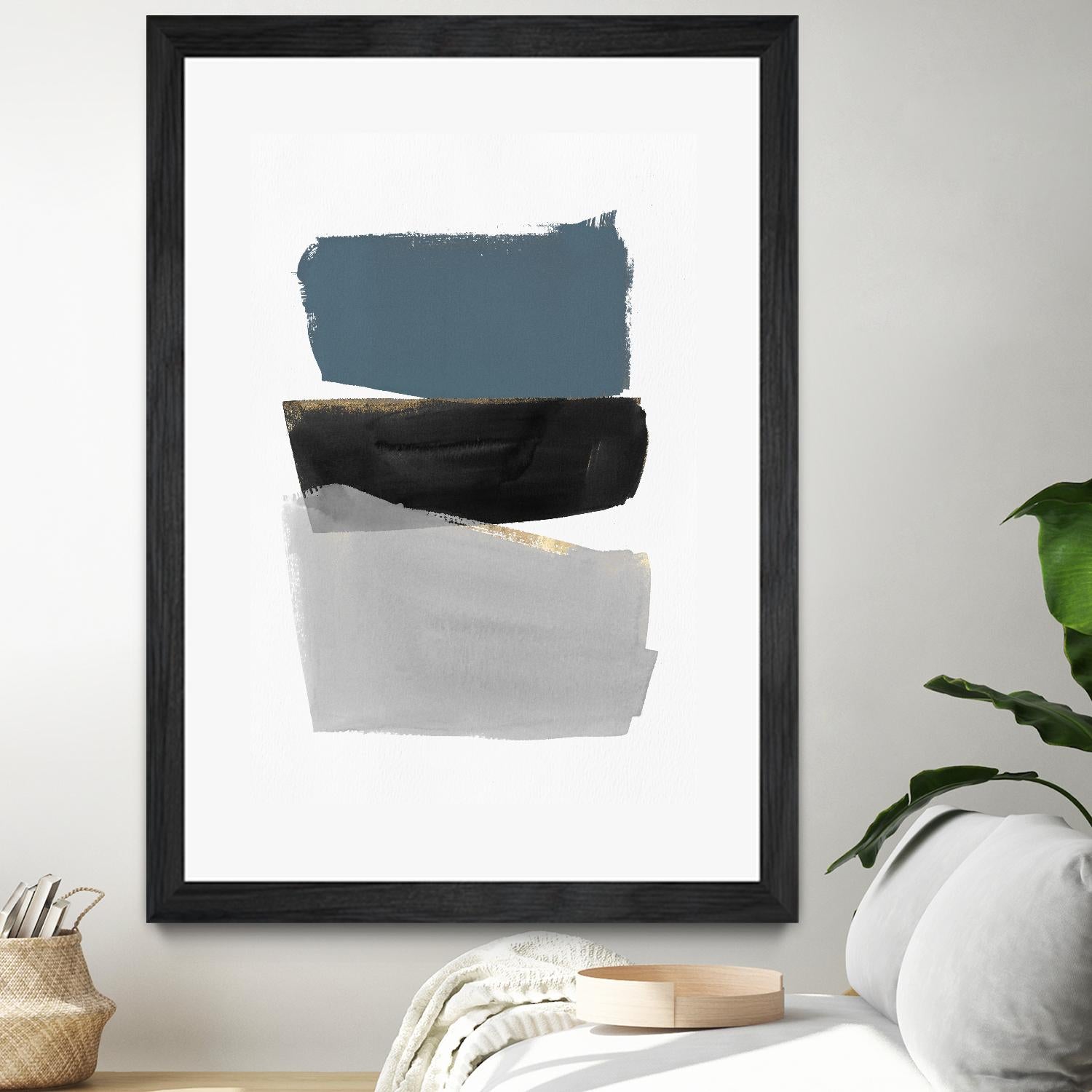 Stacked Blocks by PI Studio on GIANT ART - gold shapes rothko