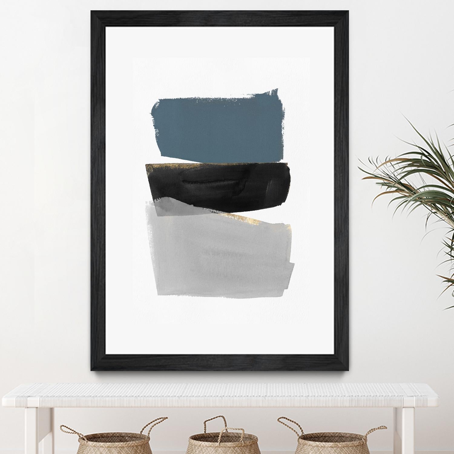 Stacked Blocks by PI Studio on GIANT ART - gold shapes rothko