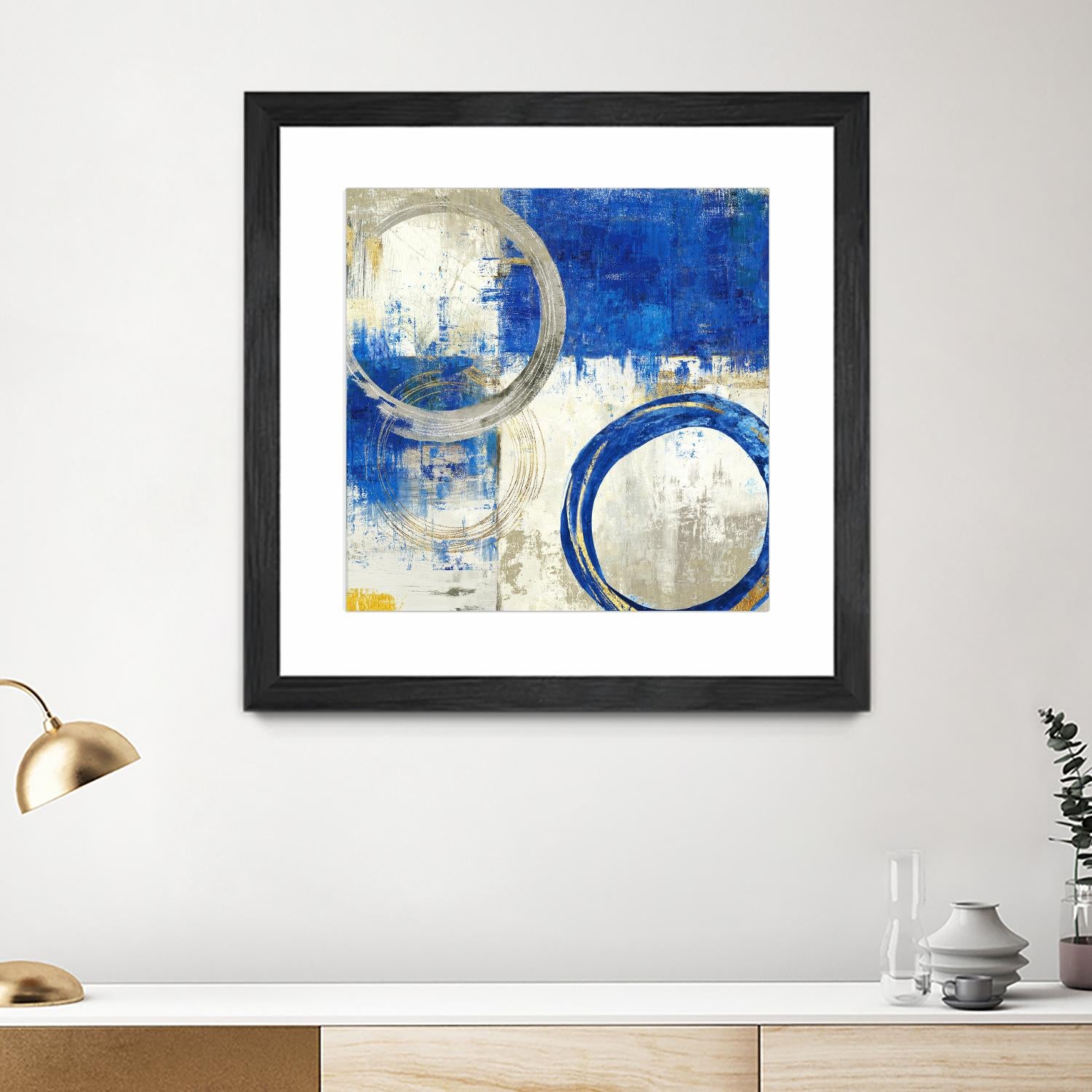 Lingering I by Tom Reeves on GIANT ART - beige abstract