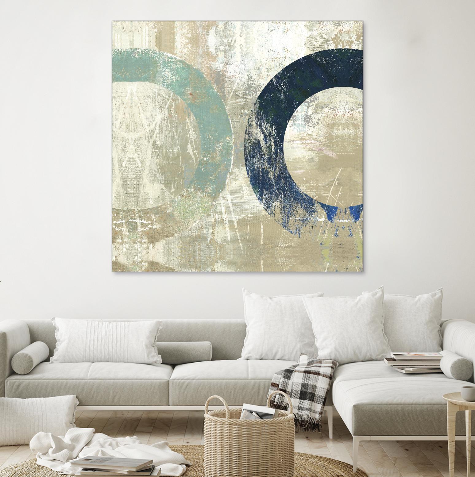 Odeon II by Tom Reeves on GIANT ART - blue abstract