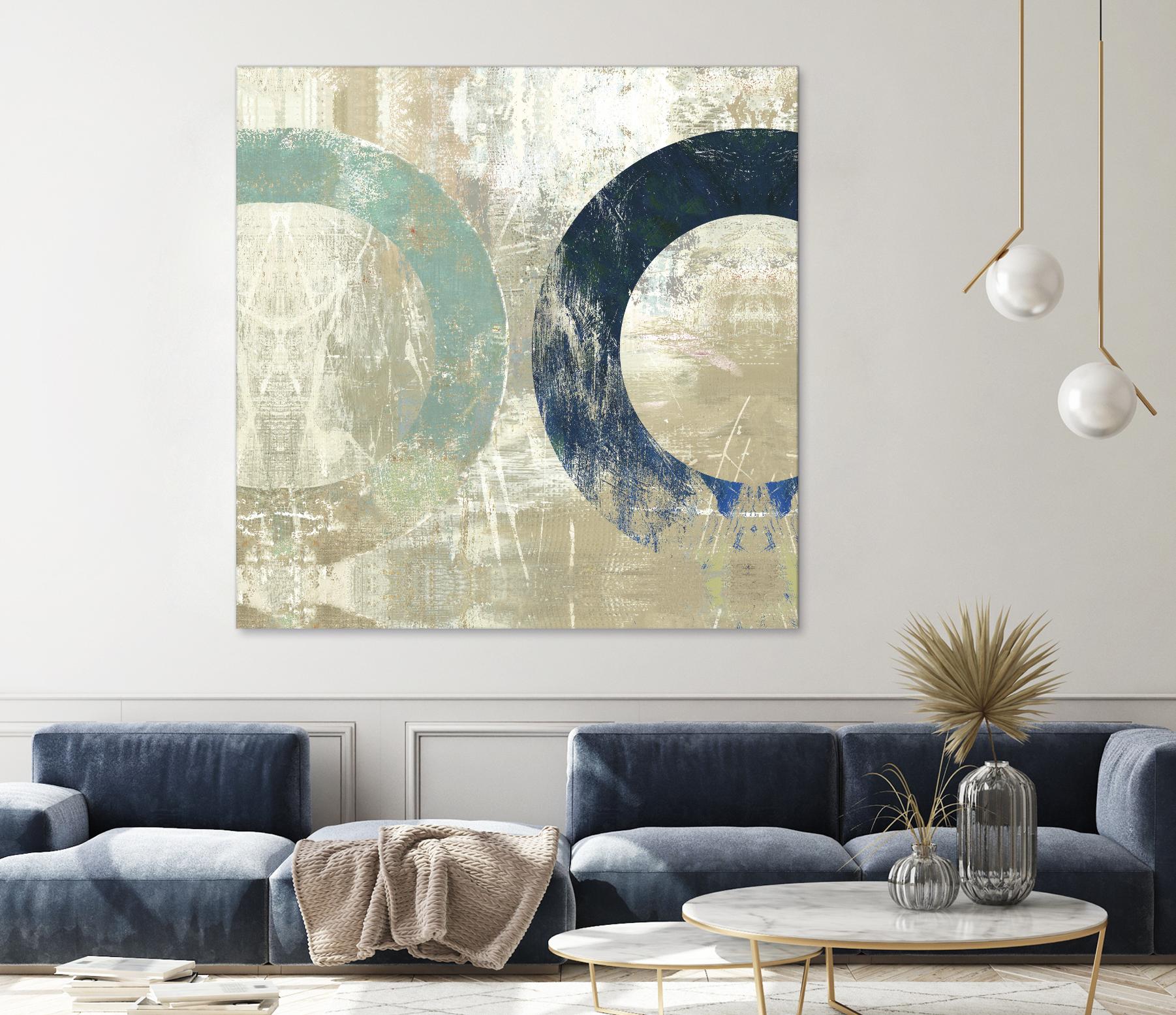 Odeon II by Tom Reeves on GIANT ART - blue abstract