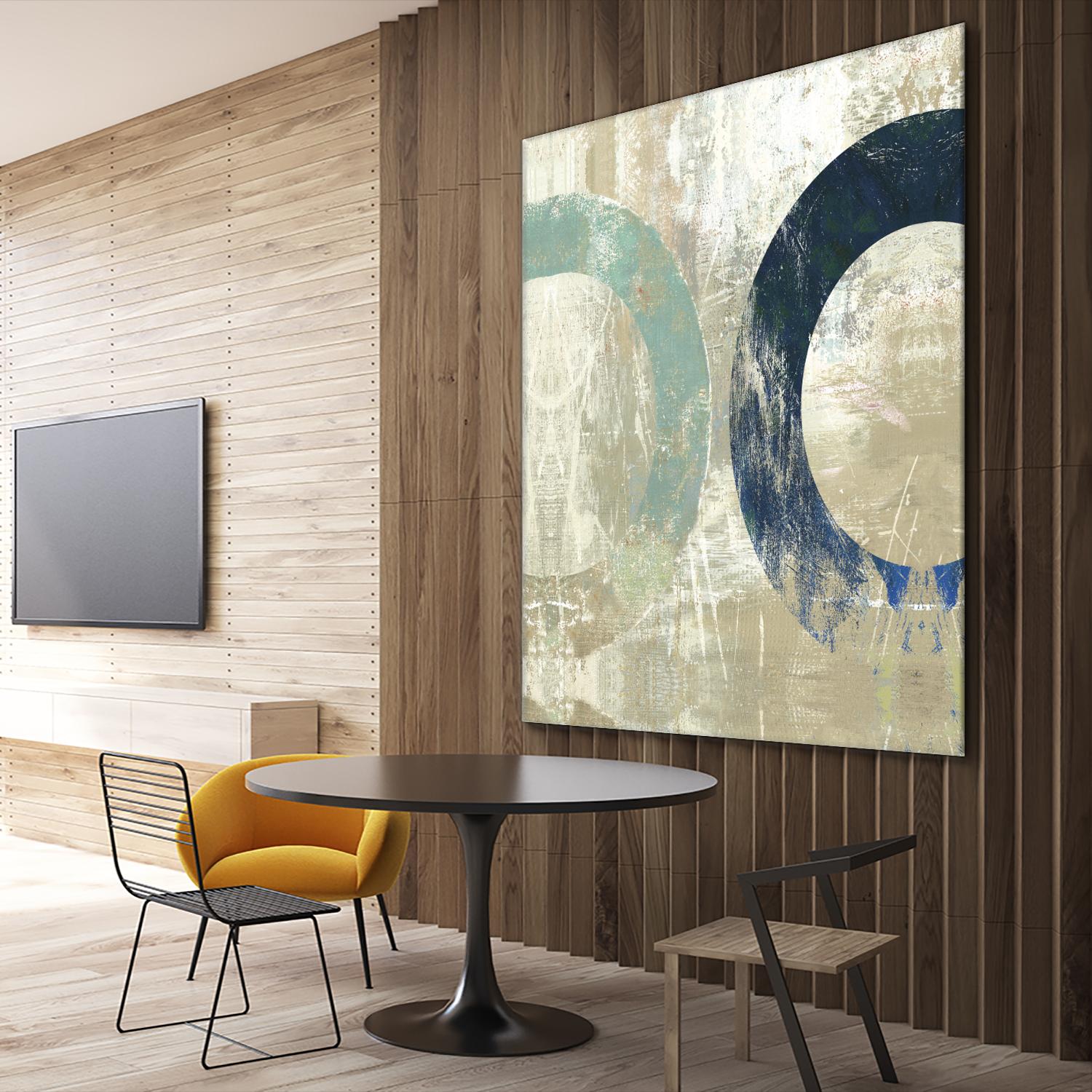 Odeon II by Tom Reeves on GIANT ART - blue abstract